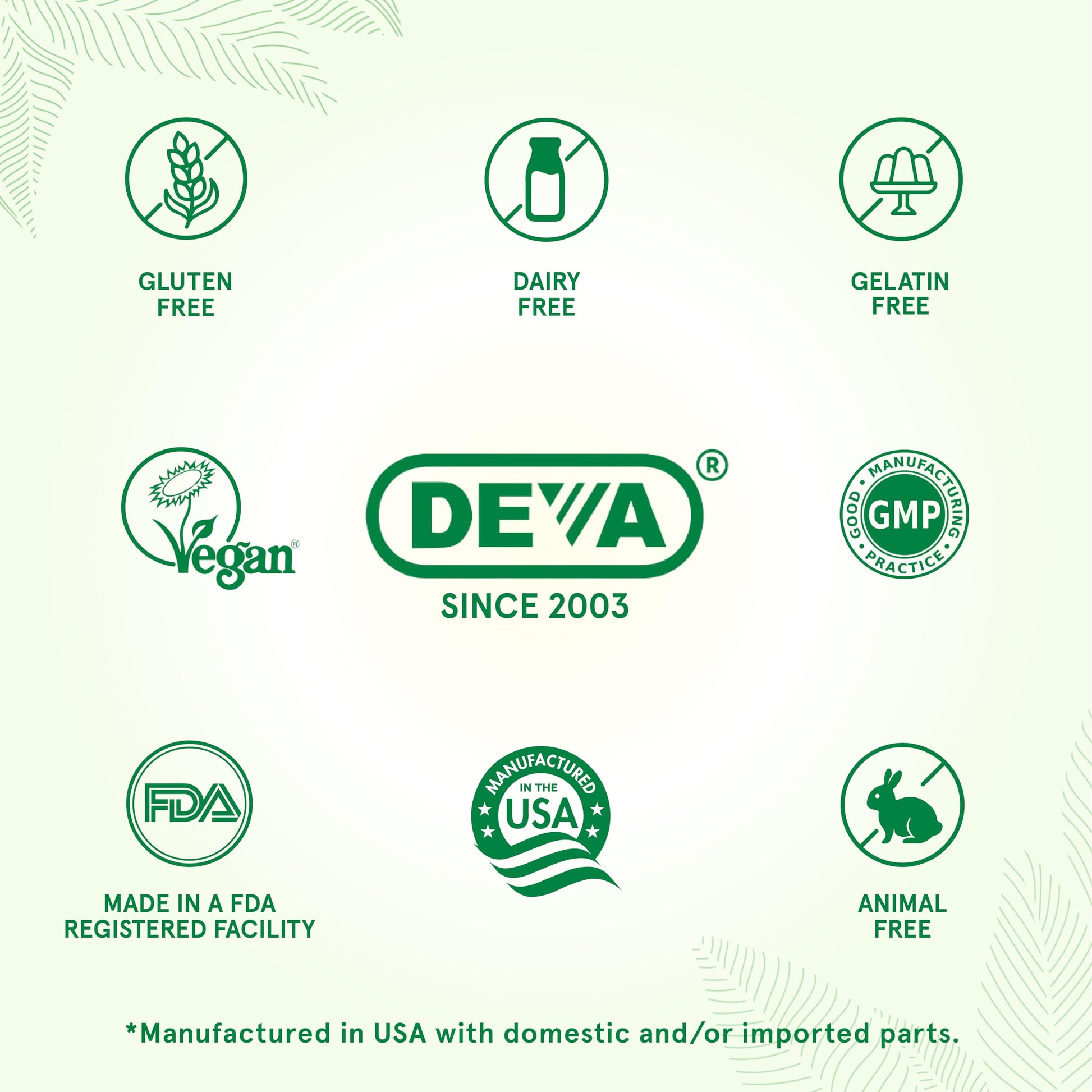 DEVA Vegan Vitamins Hair, Nails & Skin Supplement with 500 mcg of Biotin Per Tablet 90 Tablets (Pack of 2) DEVA buy supplements canada