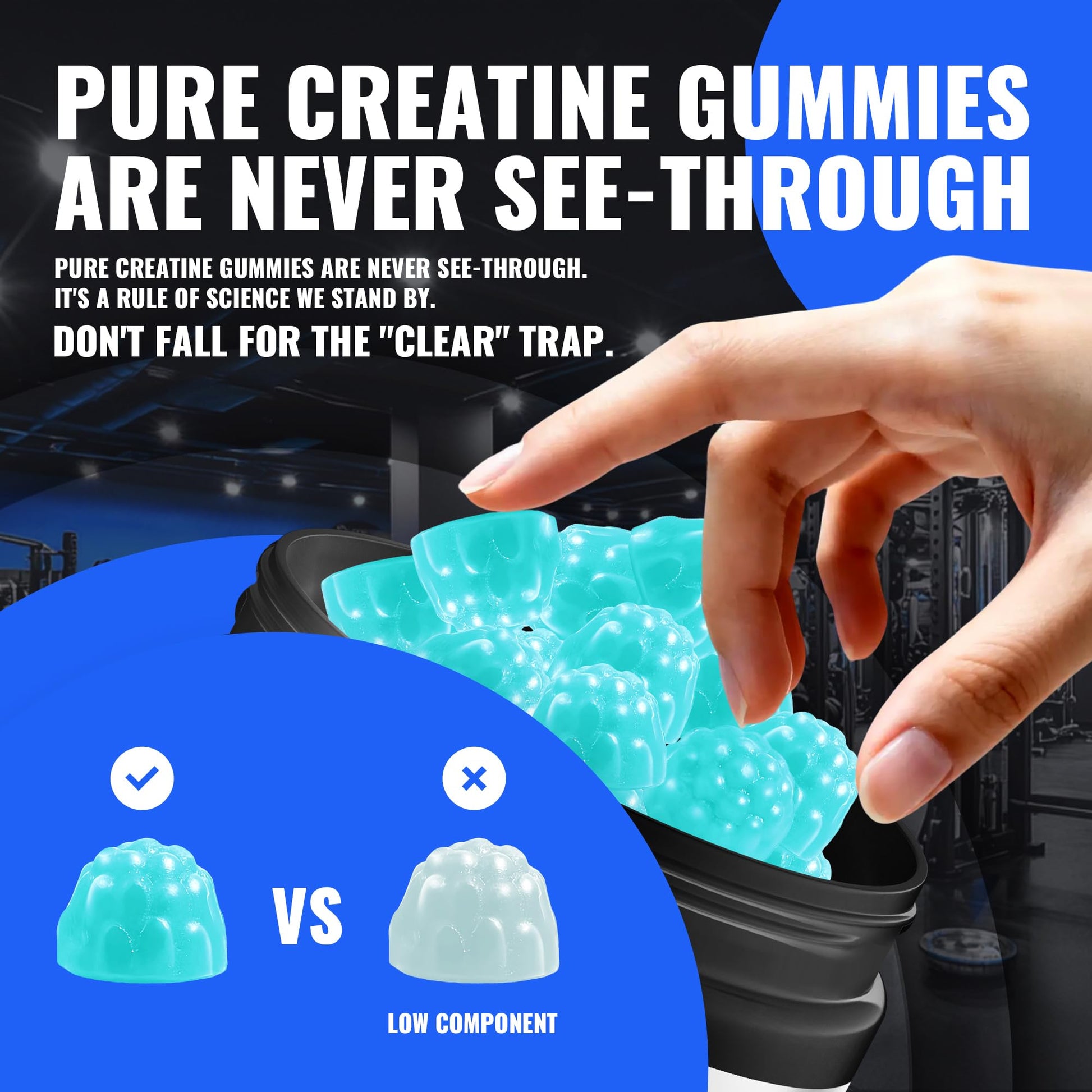 Natures Aid NSF Certified Creatine Gummy 5g - Creatine Monohydrate Gummies – Pre-Workout Energy & Muscle Growth Support for Men & Women Natures Aid buy supplements canada