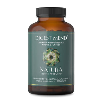 Natura Health Products Digest Mend Supplement - Encourages Healthy gastric microboime* - Featuring Deglycyrrhizinated Licorice (DGL), Aloe Vera, Marshmallow, Mastic Gum, & Chamomile (180 Capsules) Natura Health Products buy supplements canada