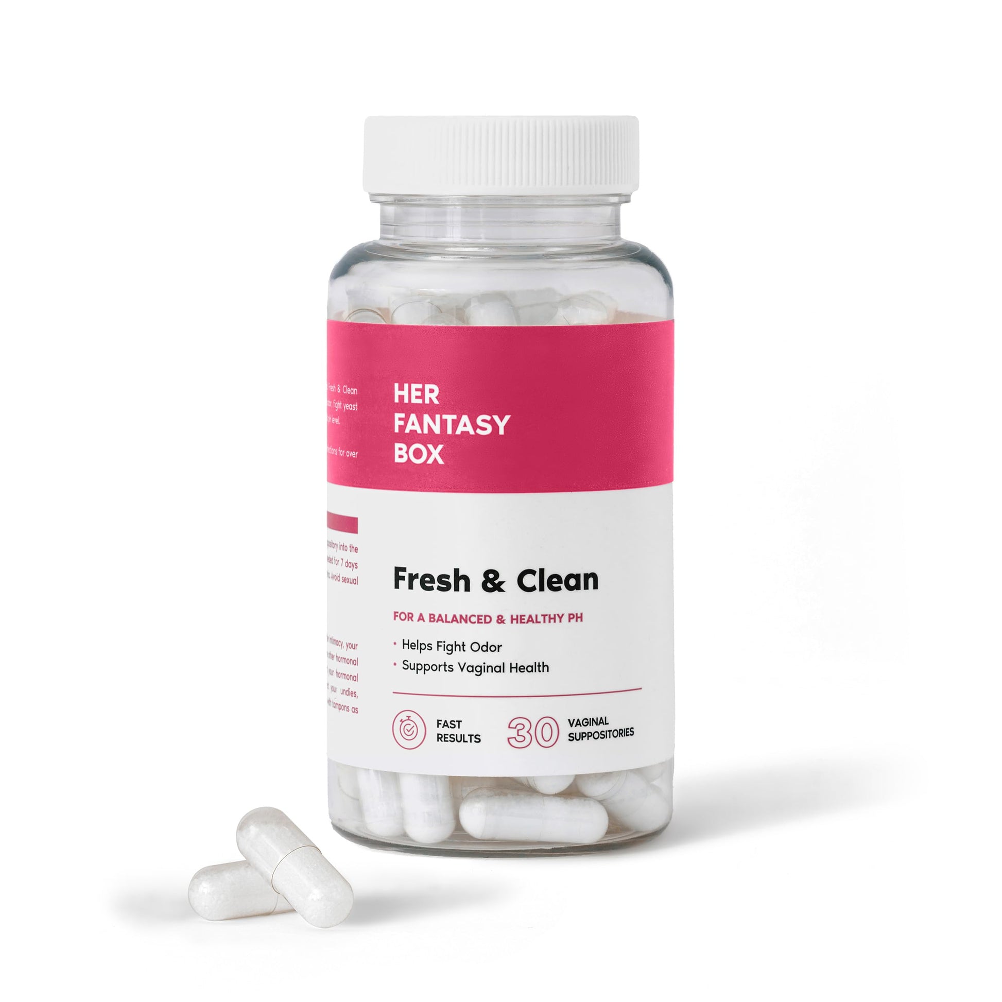 Her Fantasy Box | Fresh & Clean pH Restore Vaginal Suppositories - Natural Vaginal Health Support Her Fantasy Box buy supplements canada