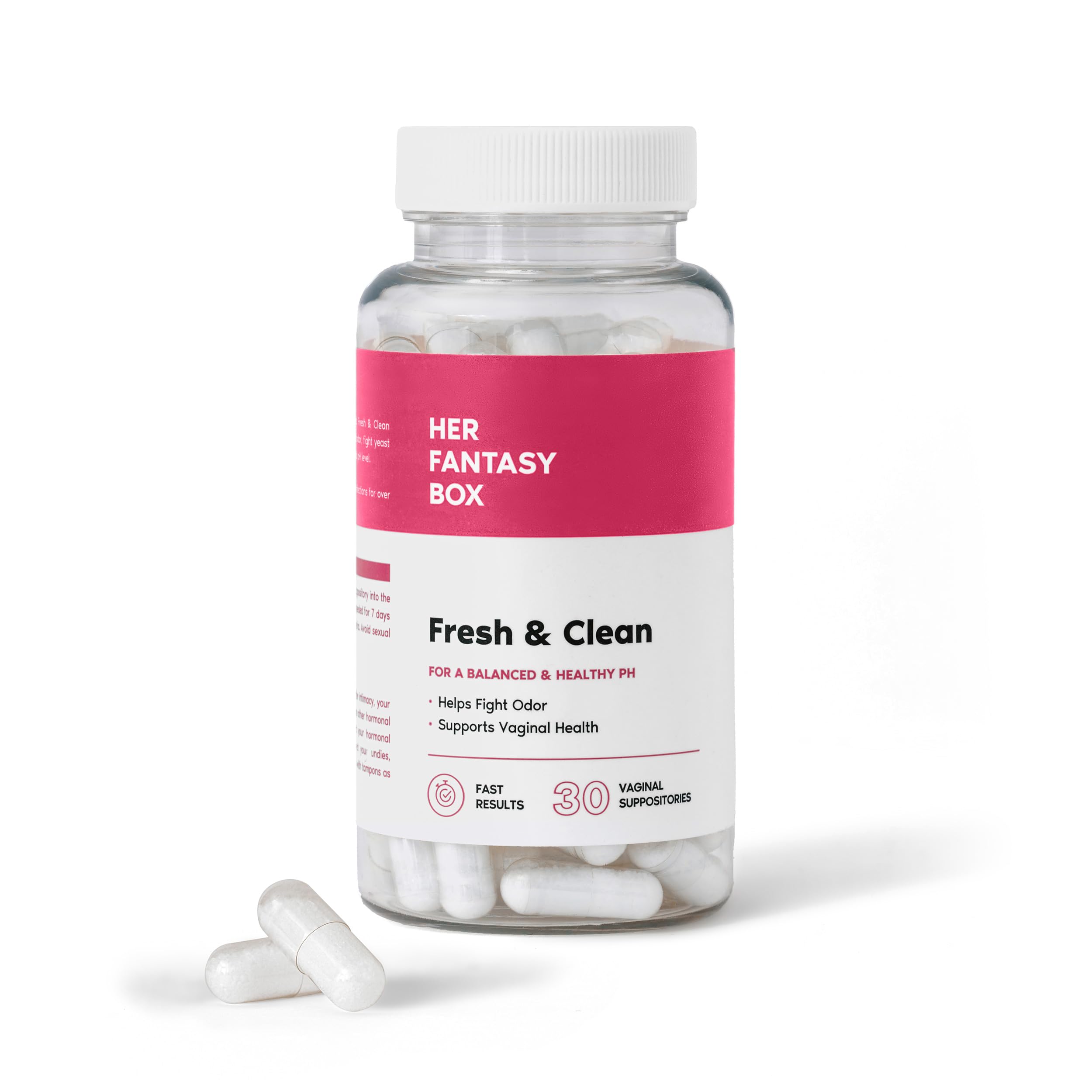 Her Fantasy Box | Fresh & Clean pH Restore Vaginal Suppositories - Natural Vaginal Health Support Her Fantasy Box buy supplements canada