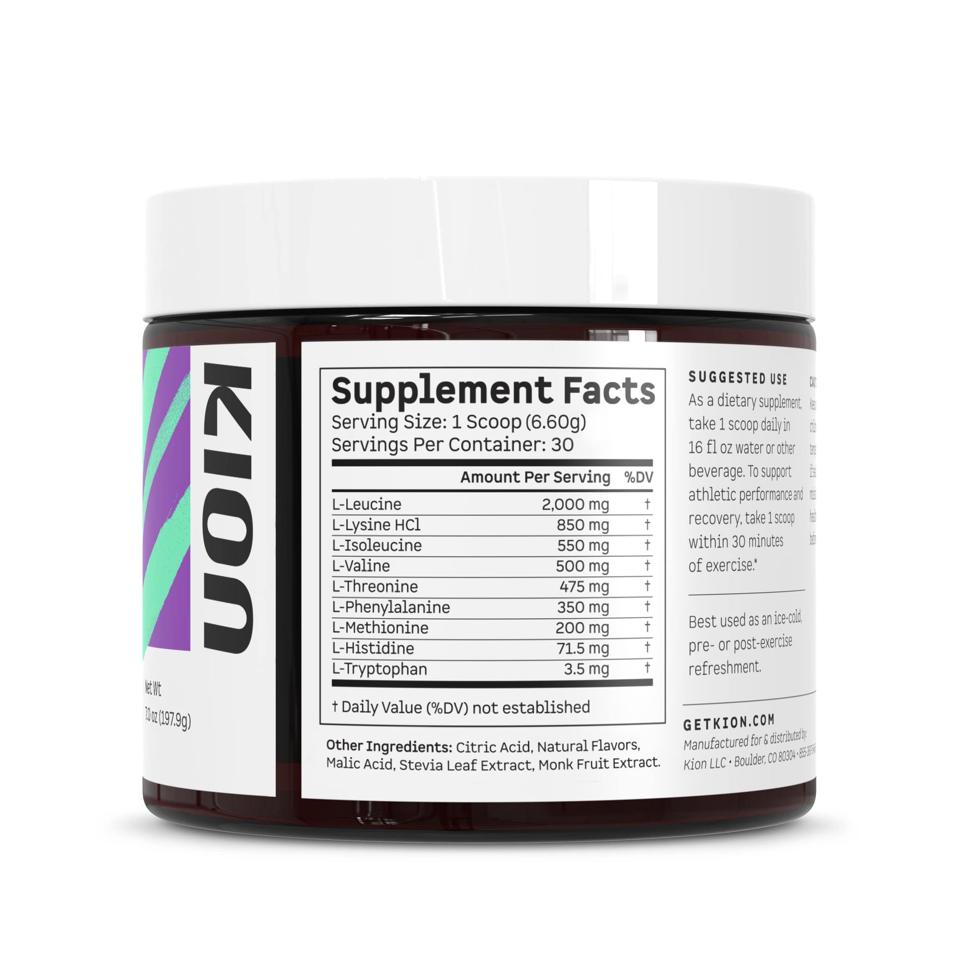 Kion Aminos - Essential Amino Acids Supplement, Essential Amino Acids Powder for Muscle Recovery, BCAA EAA No Caffeine, Amino Acid Powder, Essential Amino Energy - 30 Servings, Mixed Berry Kion buy supplements canada
