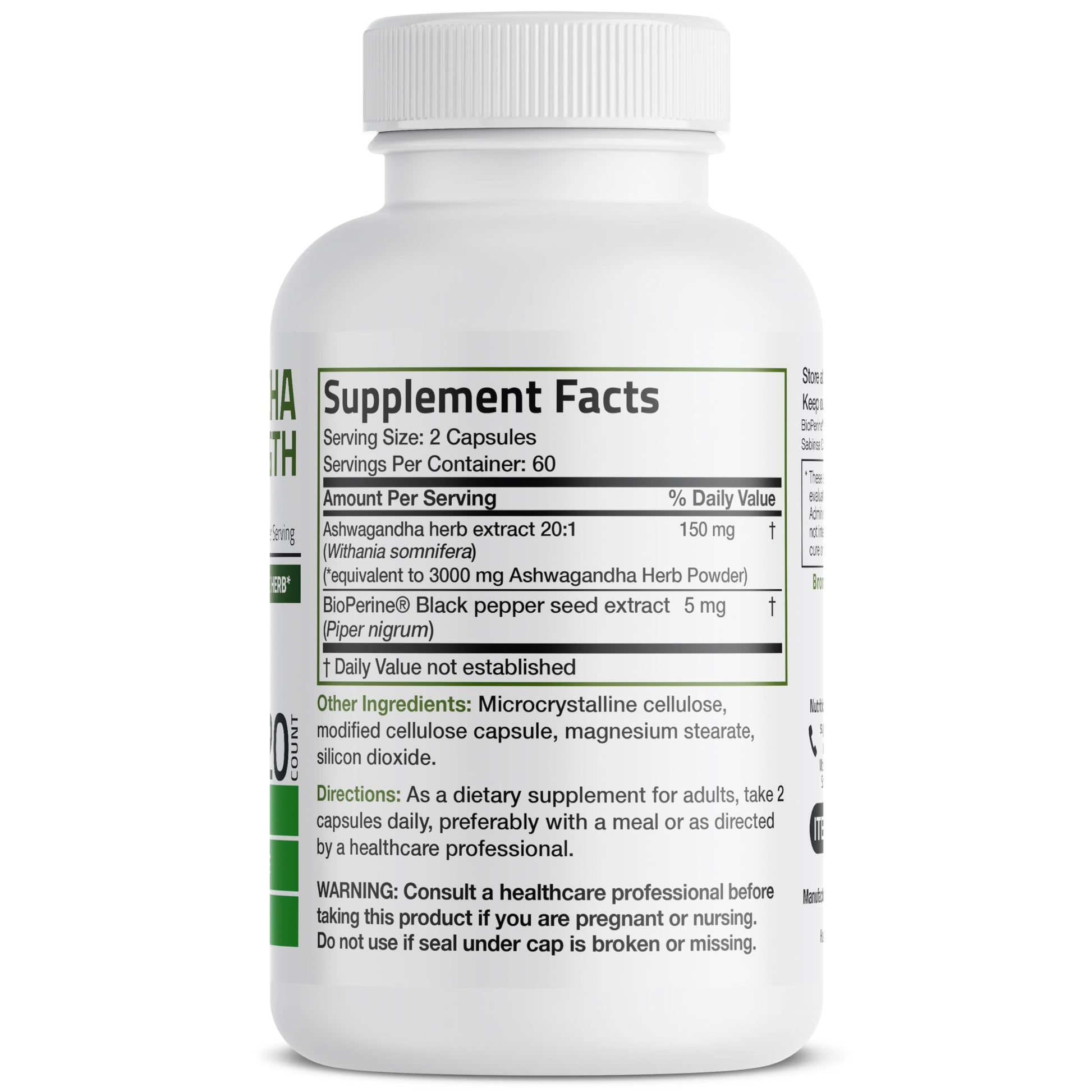 Bronson Ashwagandha Extra Strength Stress & Mood Support with BioPerine Bronson buy supplements canada