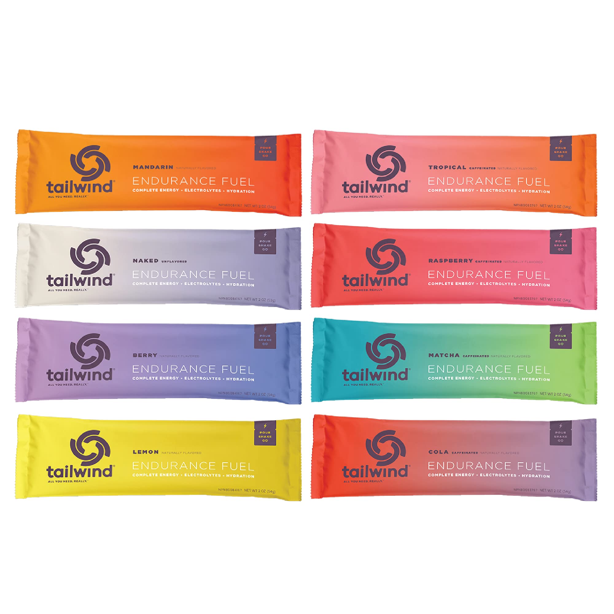Tailwind Grab-and-Go Endurance Fuel Single Serve Assorted Flavors Tailwind Nutrition buy supplements canada