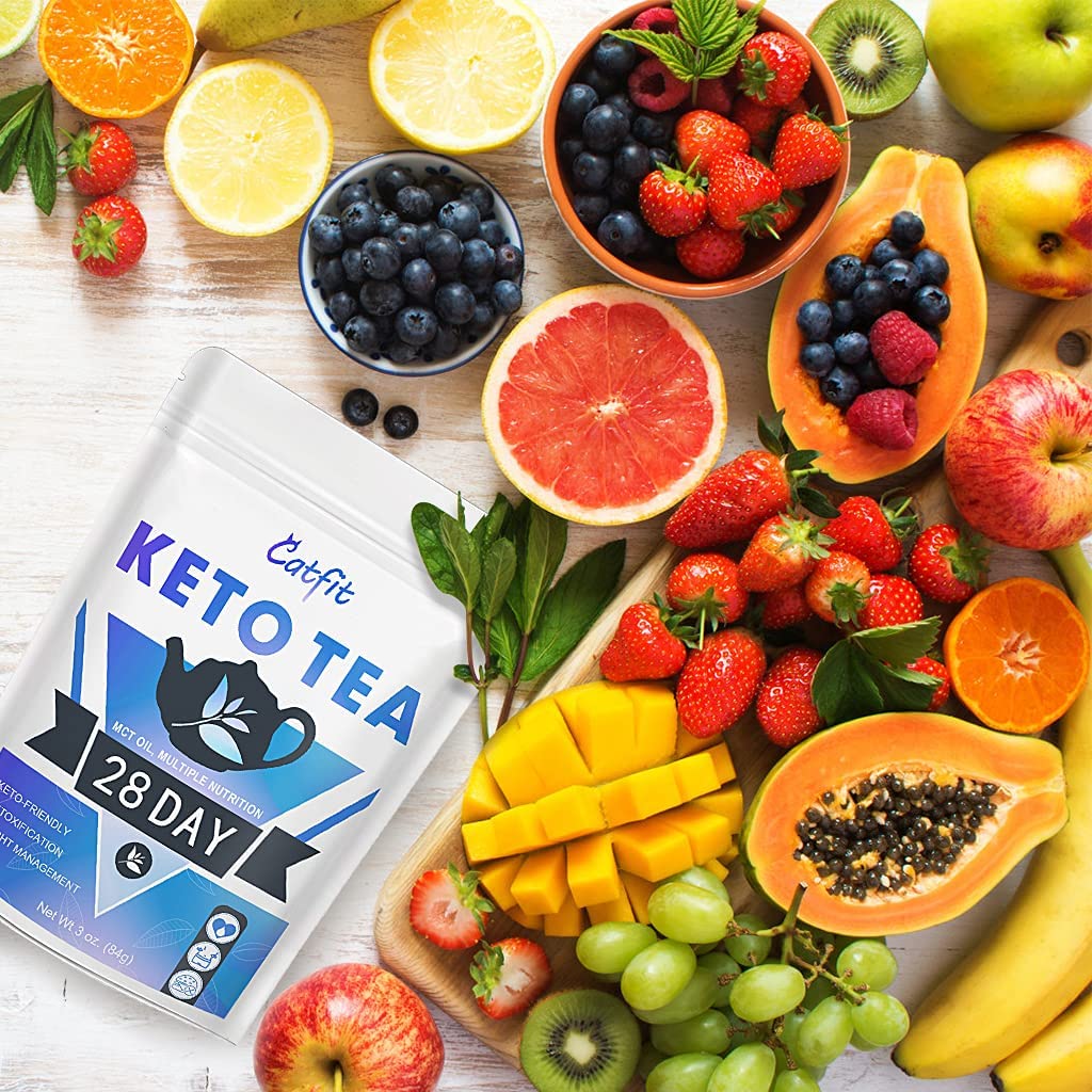 Catfit Keto Detox Tea for Belly Fat and Colon Cleanse - All Natural Detox and Cleanse Catfit buy supplements canada