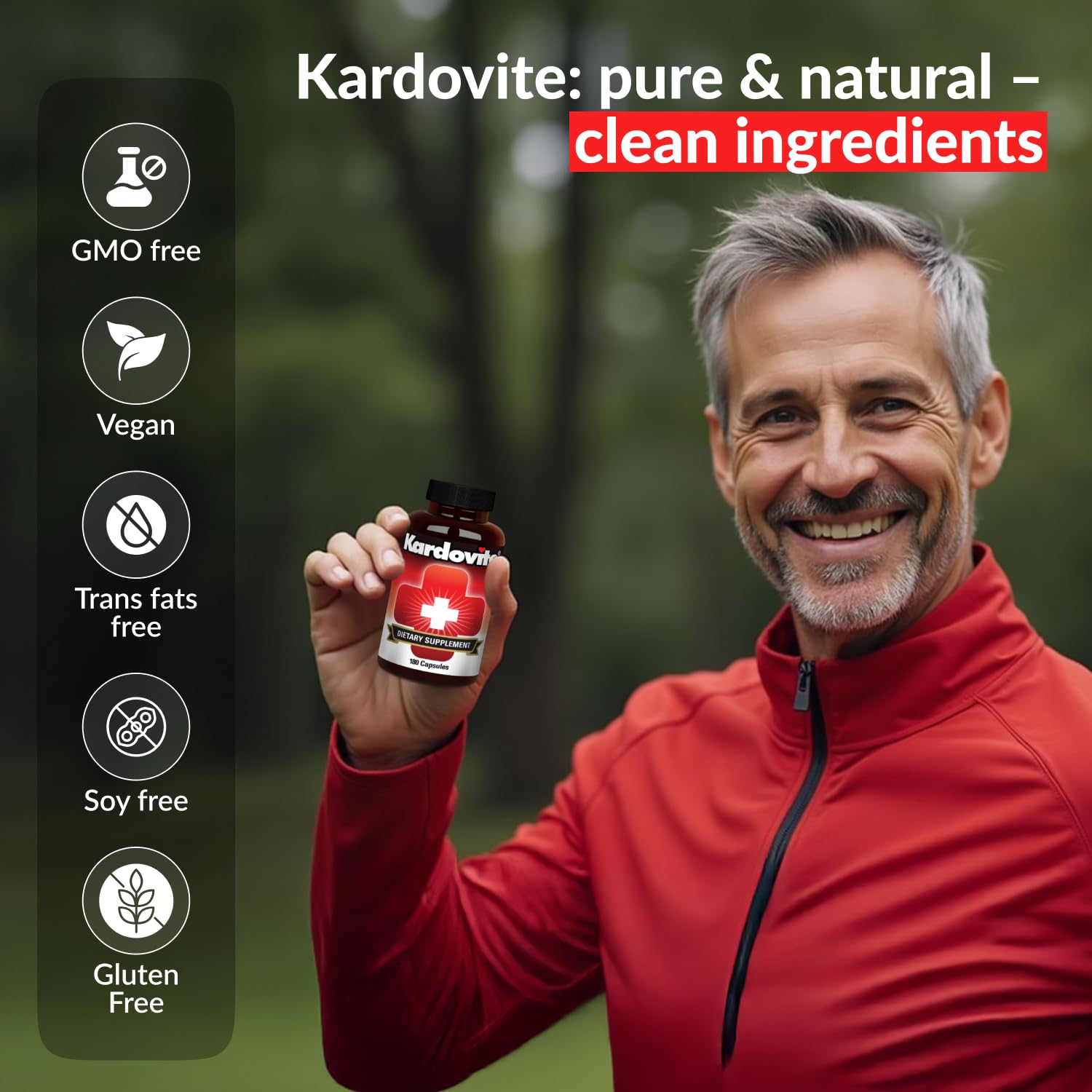 Kardovite Herbal Circulation Support Capsules 180s | Supports Circulatory Wellness with Hawthorn, Garlic, Ginkgo, Cayenne, Milk Thistle, Bilberry & Valerian | Supports Vitality & Daily Wellness Kardovite buy supplements canada