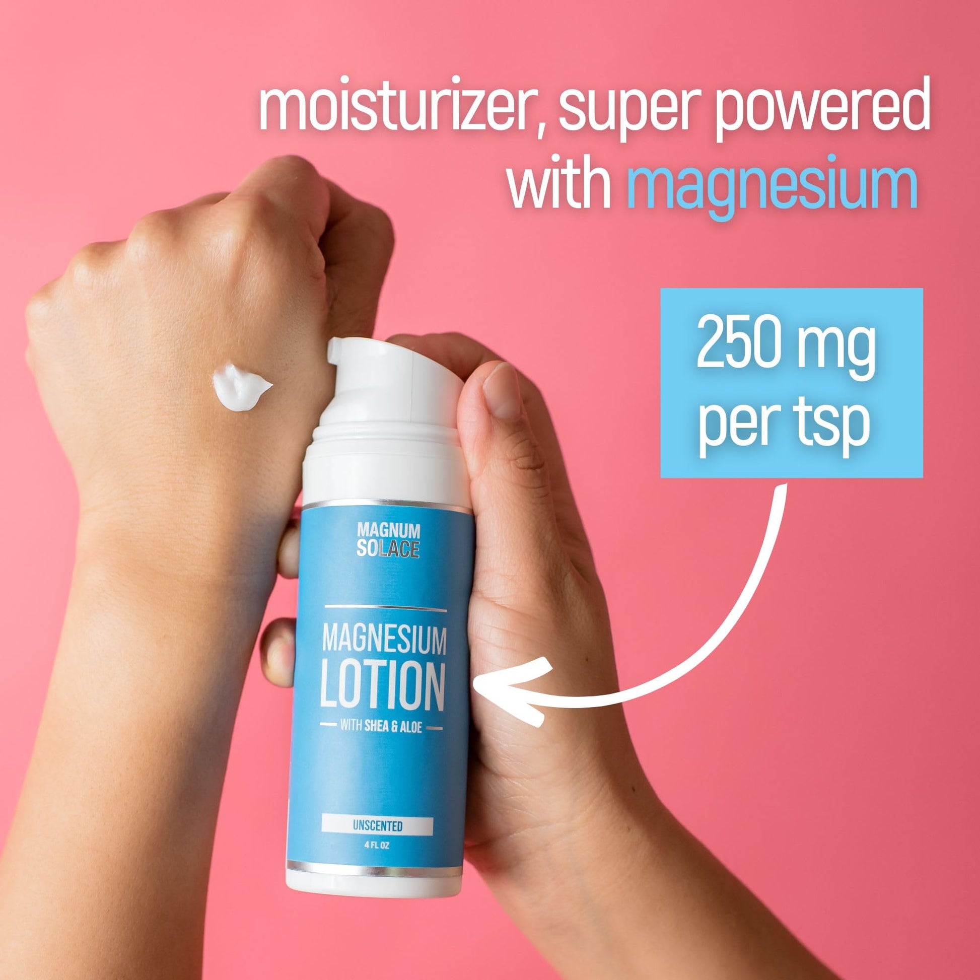 Magnum Solace Magnesium Lotion with Aloe & Shea – Apply to Legs – Alternative to Topical Magnesium Cream Magnum Solace buy supplements canada