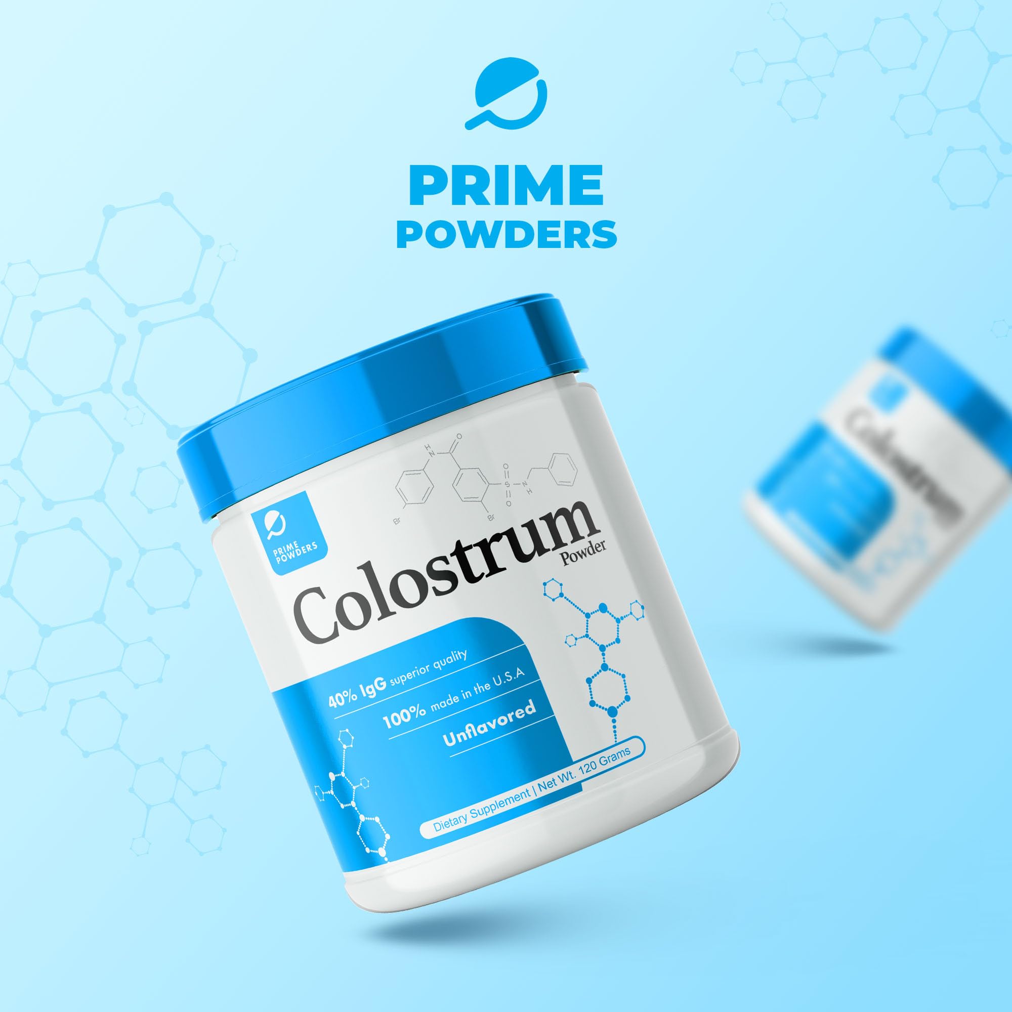 Prime Powders Colostrum Over 40% IgG, Grass Fed, Gut Health, Bloating Immunity Skin Prime Powders buy supplements canada