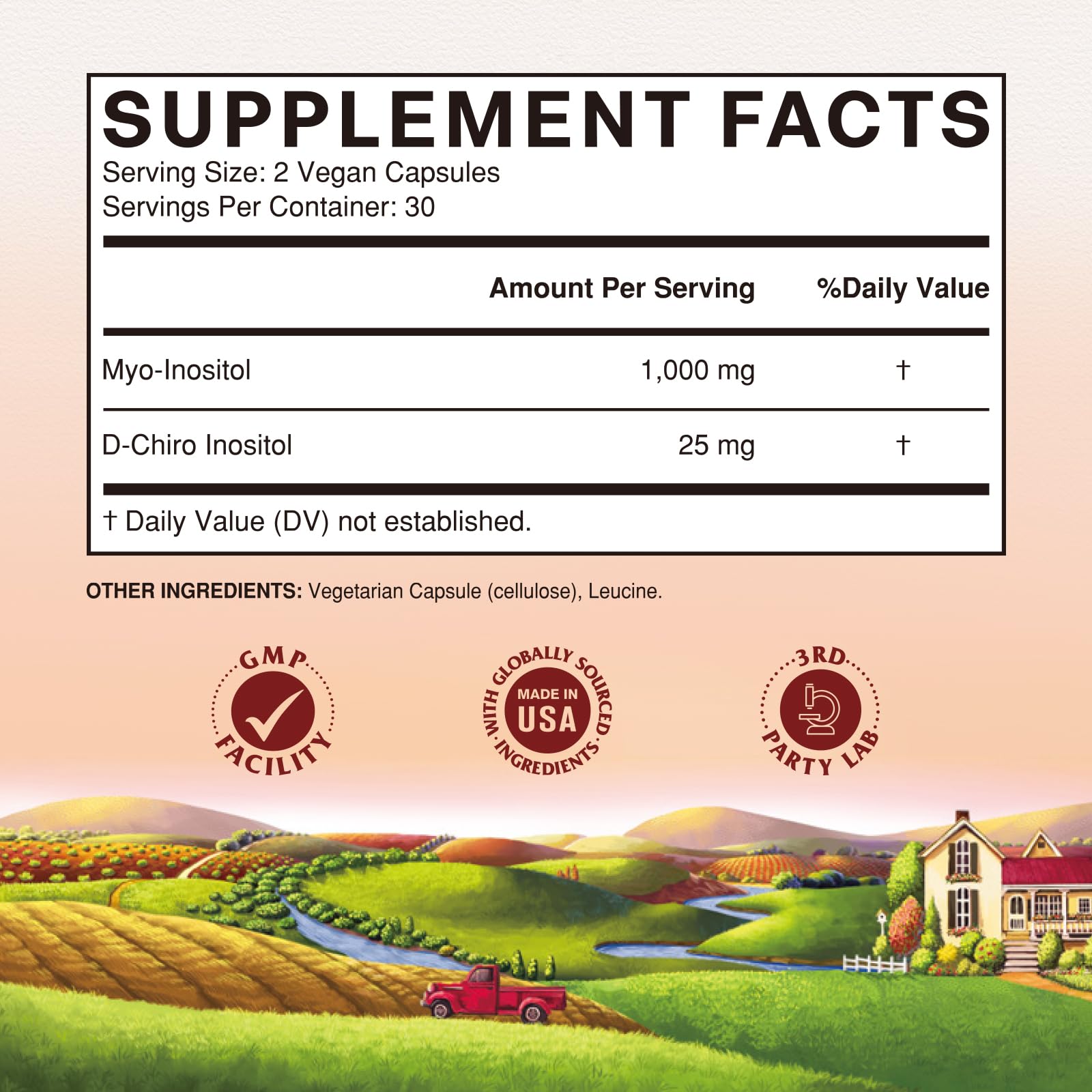 Vitalitown Inositol Supplement for Women, Myo-Inositol & D-Chiro Inositol, Ideal 40:1 Ratio, Hormone Balance & Healthy Ovarian Support for Women, Vitamin B8, Vegan, 60 Capsules, No Gluten Vitalitown buy supplements canada