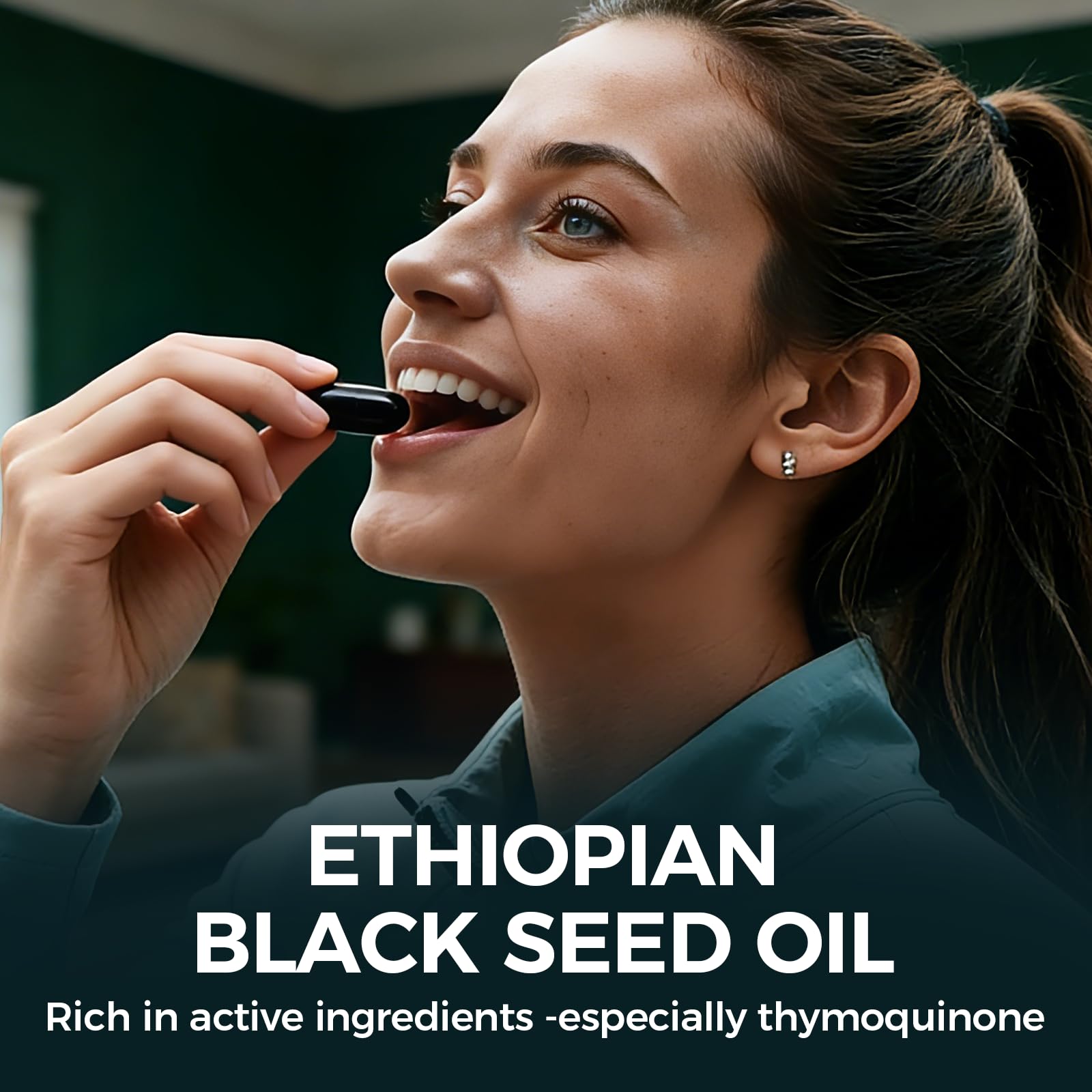 TUVAAZ PURELYNUTRIENT Ethiopian Black Seed Oil Capsules with 4.64% Thymoquinone, Immune Support & Digestion & Energy Booster TUVAAZ buy supplements canada