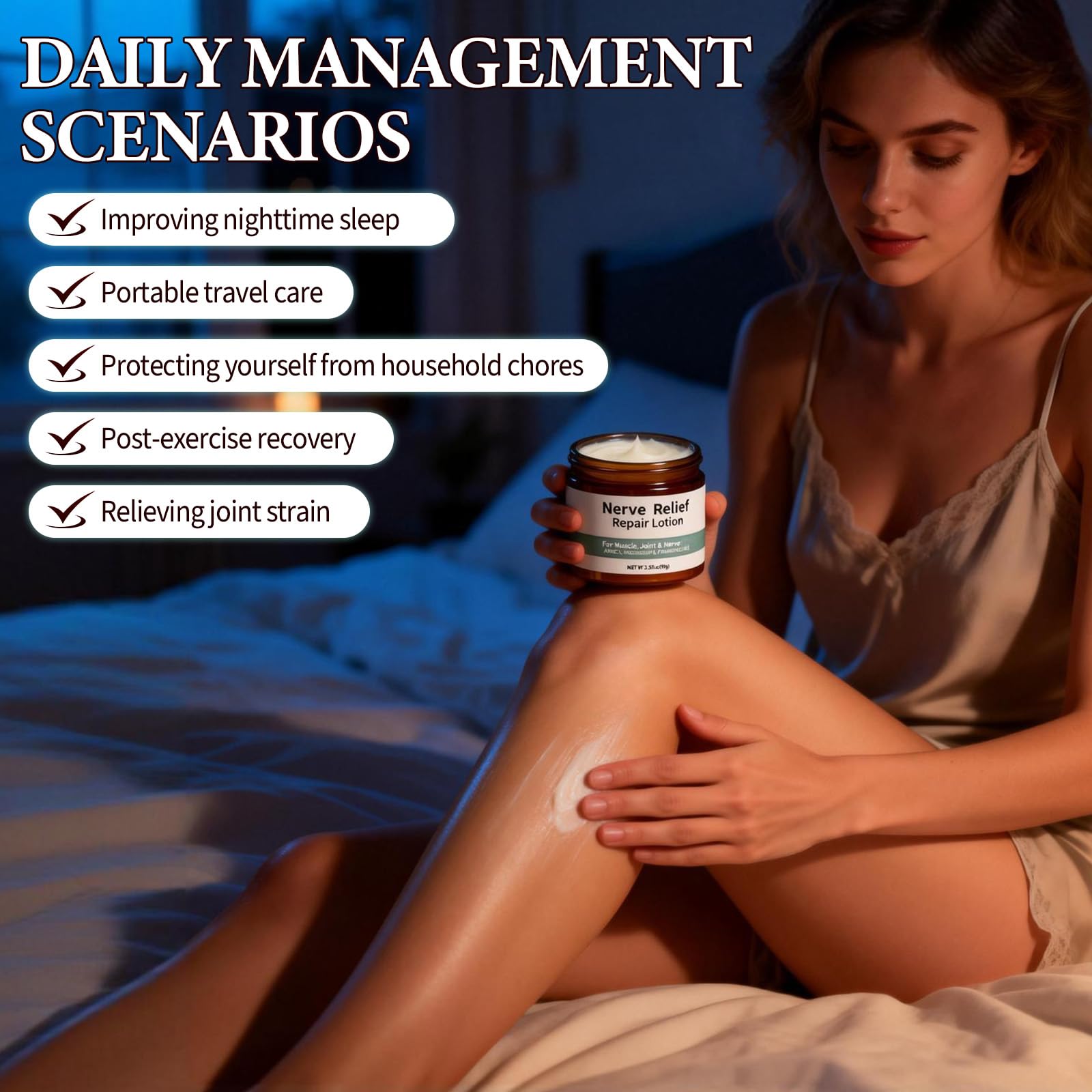 DESKPAL 2PCS Alcura Nerve Cream, Alcura Neuropathy Lotion with Arnica, Magnesium for Body, Joint, Knee, Lumbar, Neck, Hand and Feet DESKPAL buy supplements canada
