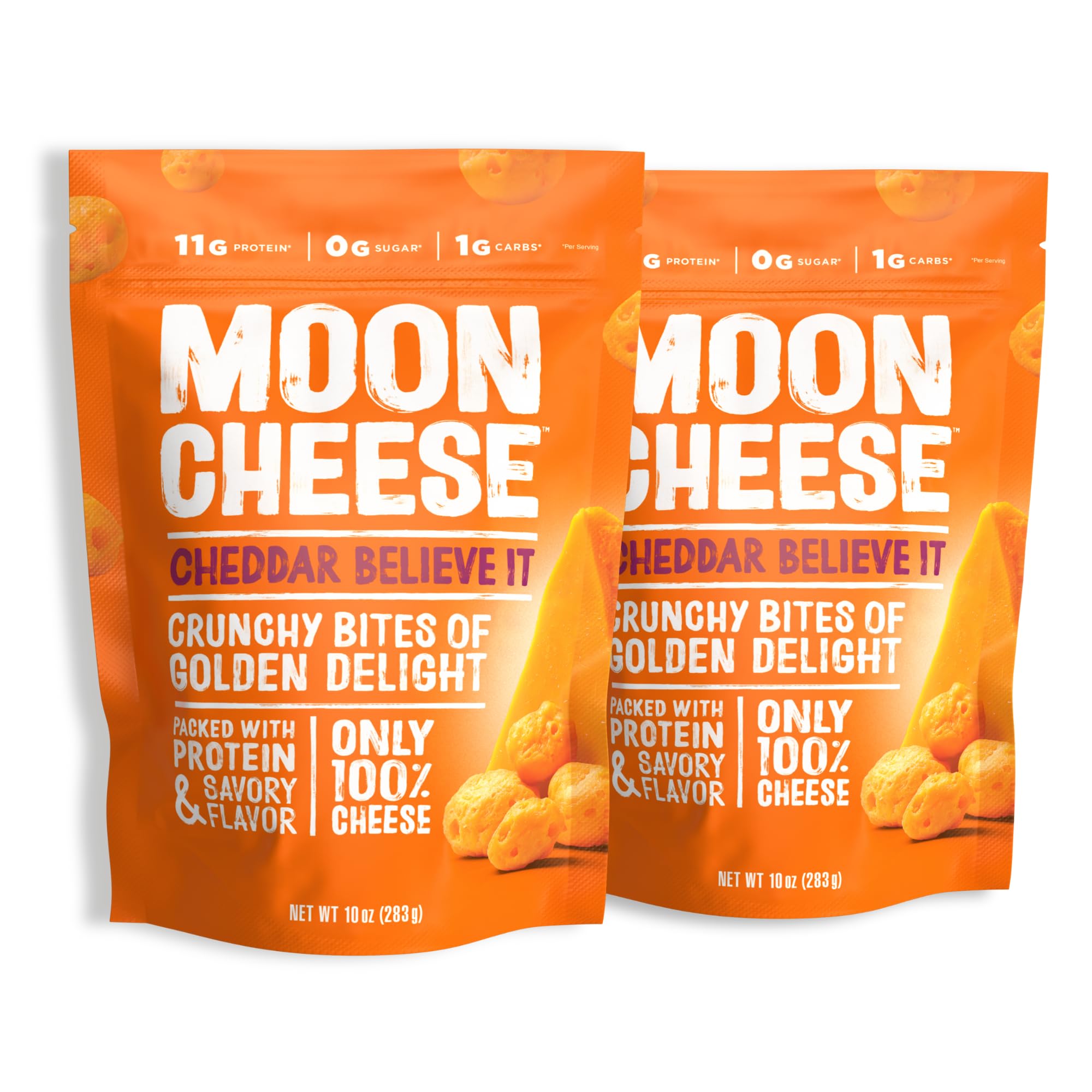 Moon Cheese Cheddar Believe It, 10 Ounce, 2-Pack, Crunchy, Protein-Rich Cheese Snack, Keto Friendly, 100% Real Cheese Moon Cheese buy supplements canada