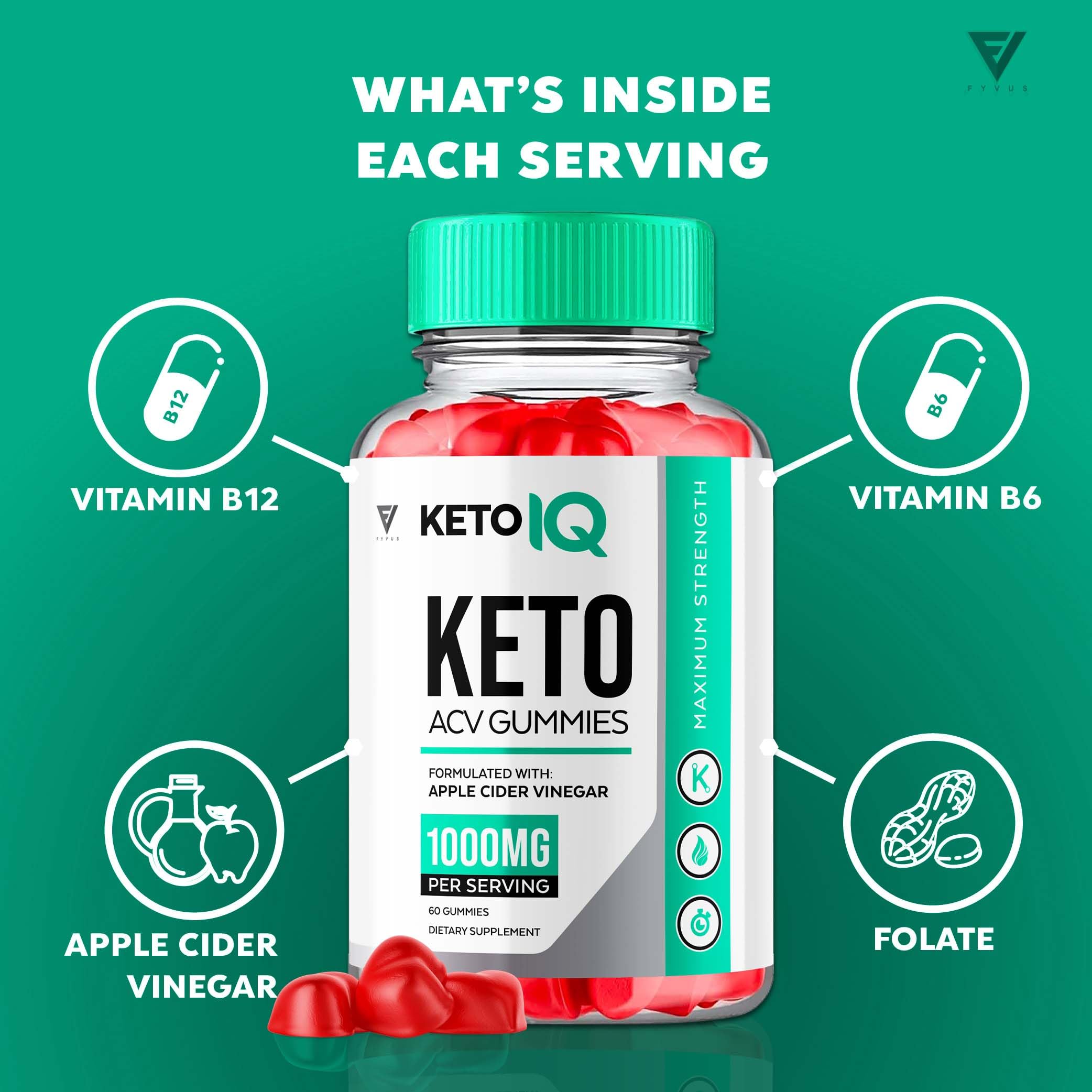 (3 Pack) Keto IQ KetoIQ Keto ACV Gummies, Keto IQ ACV Gummies Advanced Weight Loss Fyvus buy supplements canada