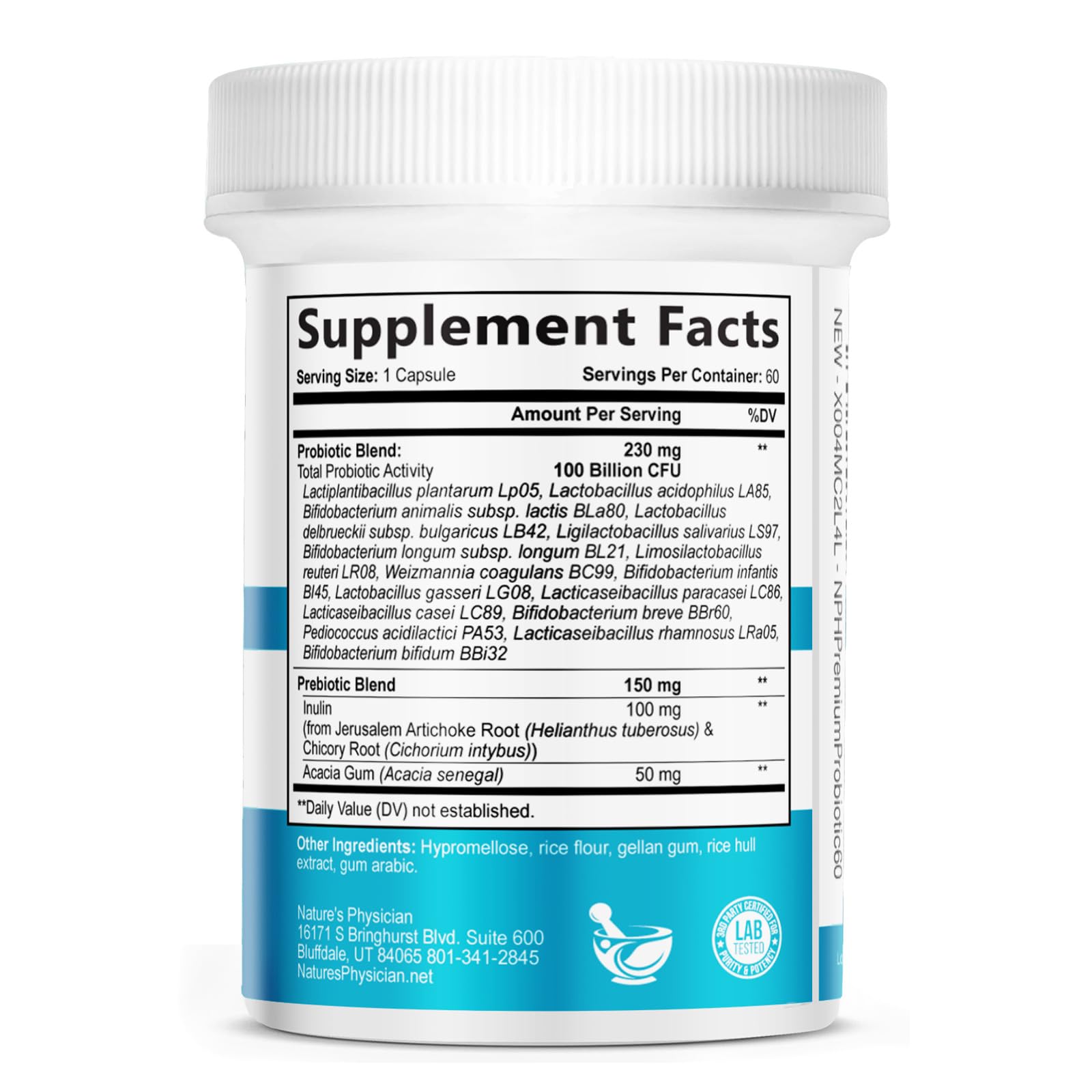Nature's Physician Probiotics - 100 Billion CFU Per Capsule - 16 Strains + Prebiotics - Best Probiotic Supplement for Women & Men - Supports Immune, Nature's Physician buy supplements canada