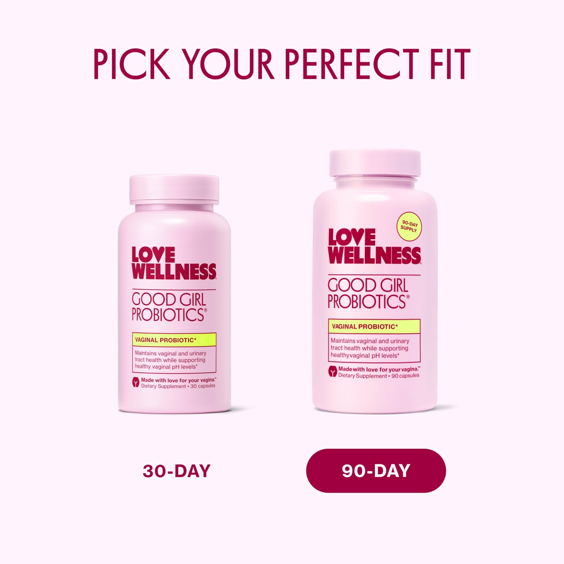 Love Wellness Good Girl Probiotics | Women’s Vaginal Health & pH Balance Supplement | 9-Strain Probiotic for Urinary Tract, Yeast, Odor & Immune Support | Gluten-Free (30-Day Supply) Love Wellness buy supplements canada