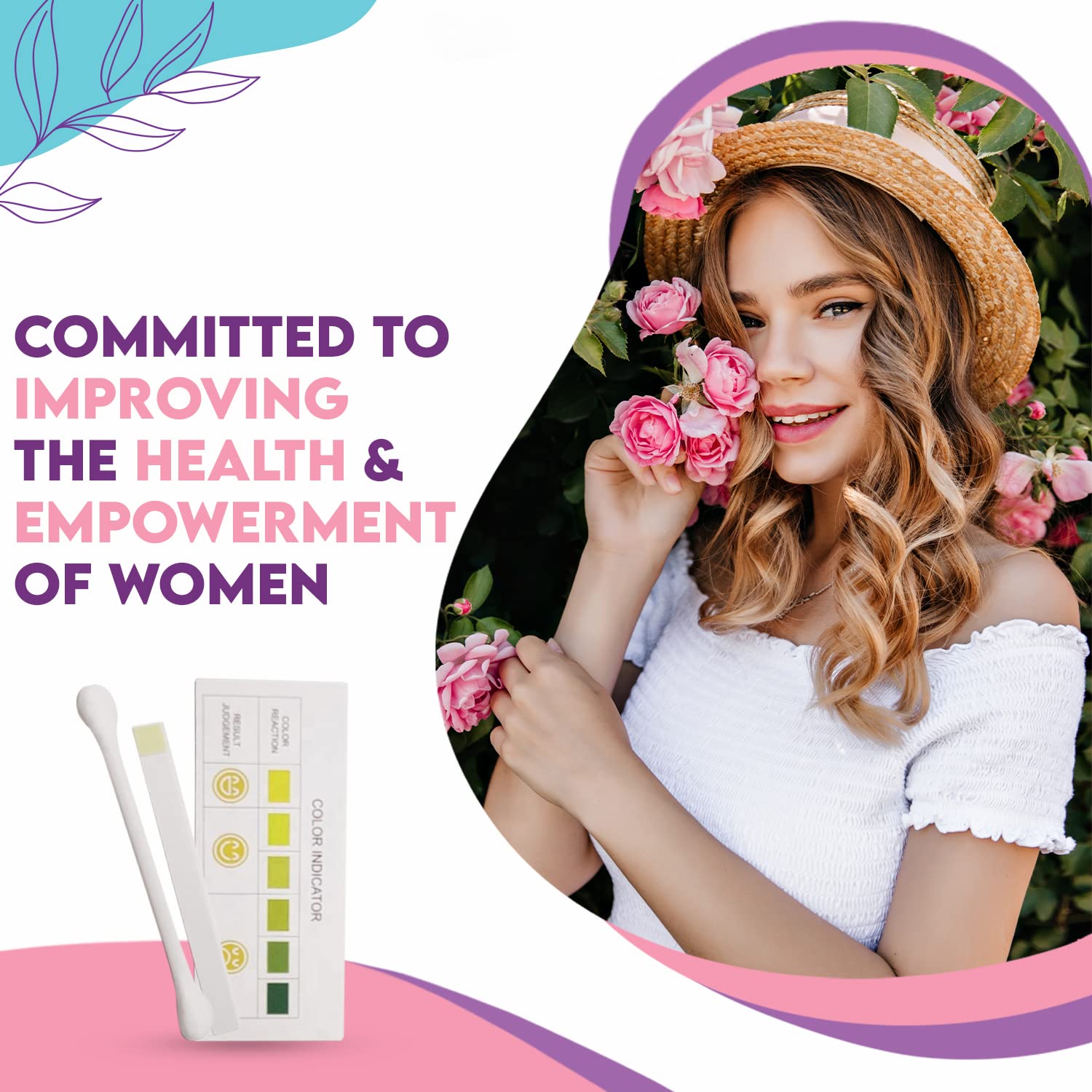 EcoBlossom Vaginal pH Test Strips for Women - Check pH Balance - Monitor Bacterial Vaginosis EcoBlossom buy supplements canada
