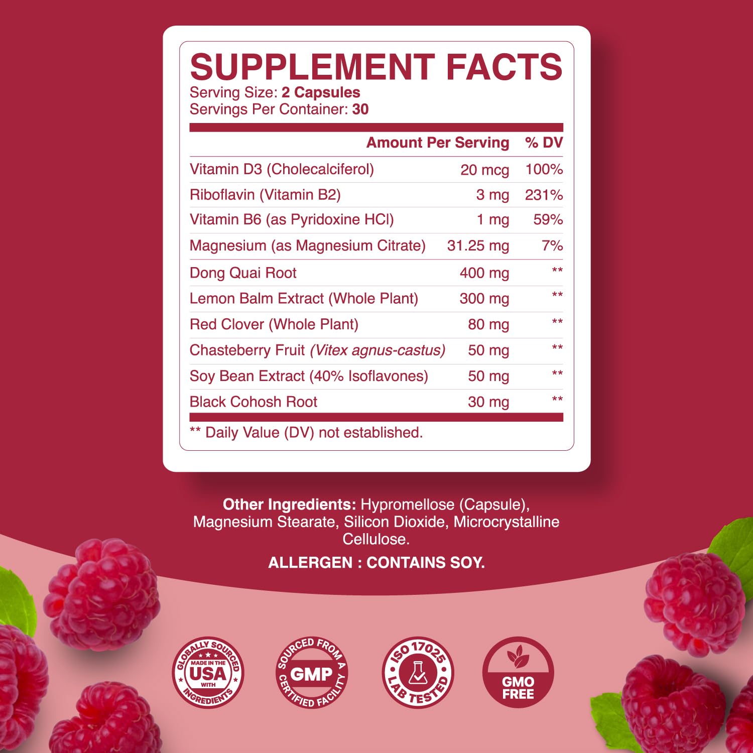 Phytoral Complete Herbal Menopause Supplement for Women - Female Hormone Balance Capsules for Night Sweats Hot Flashes & Mood Swings with Dong Quai, Chaste Berry & Black Cohosh Root - 60 Count Pack Phytoral buy supplements canada