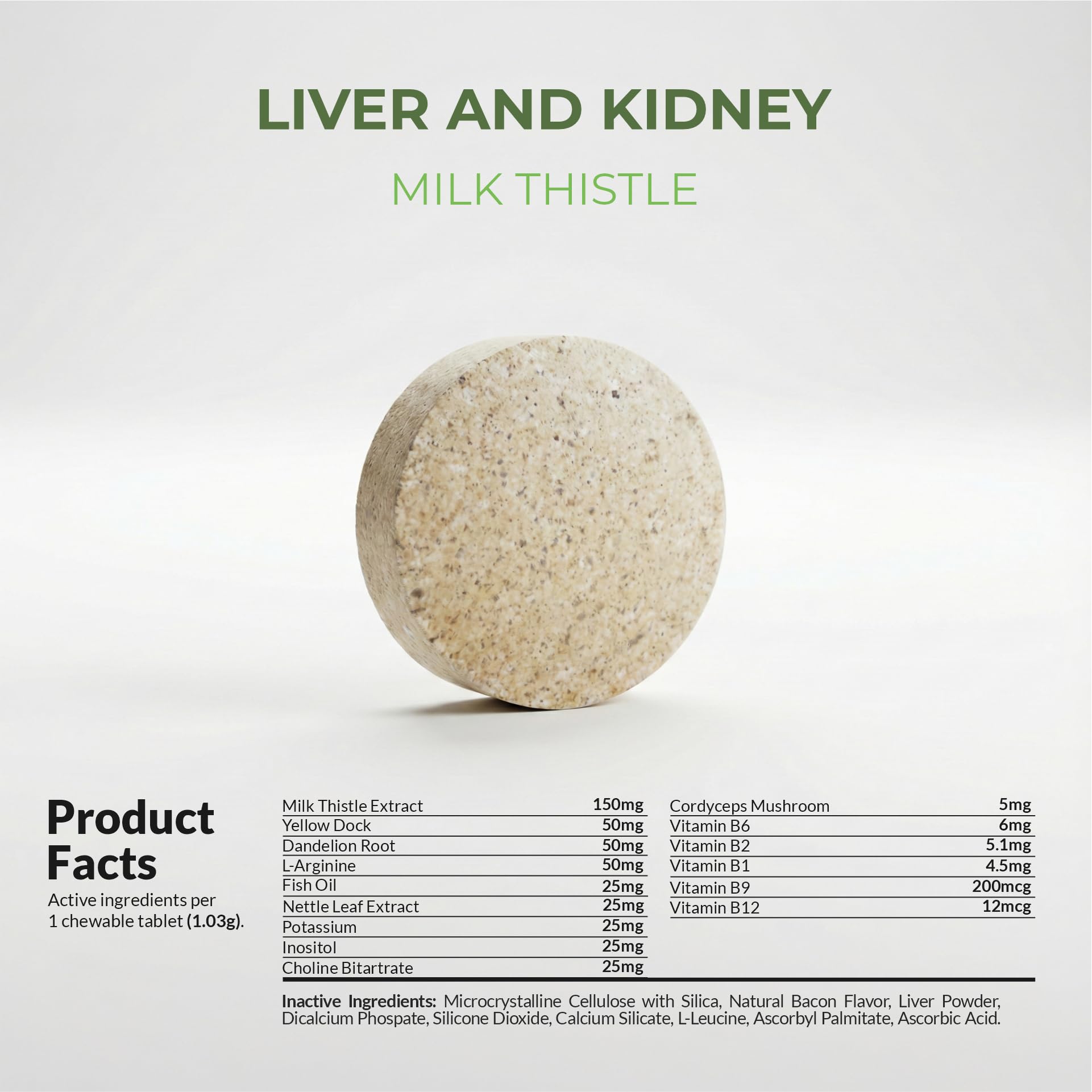 Milk Thistle for Dogs - 120 Chewable Tablets - Silymarin - Liver and Kidney Support with EPA & DHA - Detox - Liver Supplement for Dogs Coco and Luna buy supplements canada