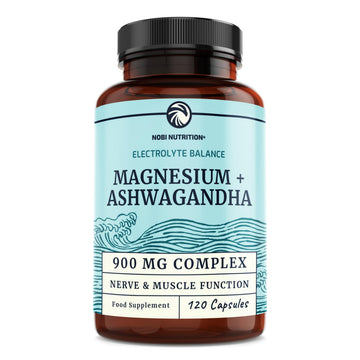Magnesium Ashwagandha | Calming Magnesium Supplement for Adults | Relax, Rest Nobi Nutrition buy supplements canada