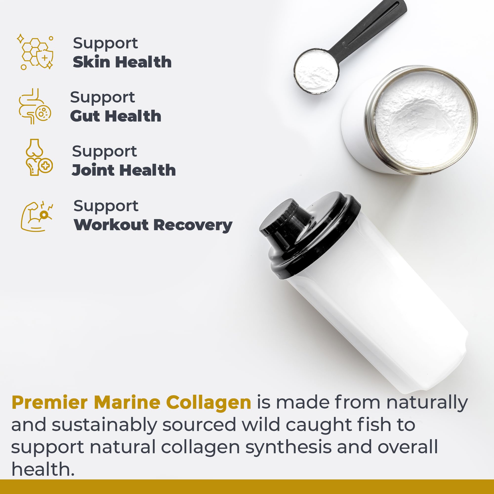 Premier Research Labs Marine Collagen - Marine Collagen Peptides, Hydrolyzed Marine Collagen Powder, Fish Collagen for Women and Men, 5g Collagen Per Serving for Skin, Joint, and Gut Health - 7 Oz Premier Research Labs buy supplements canada