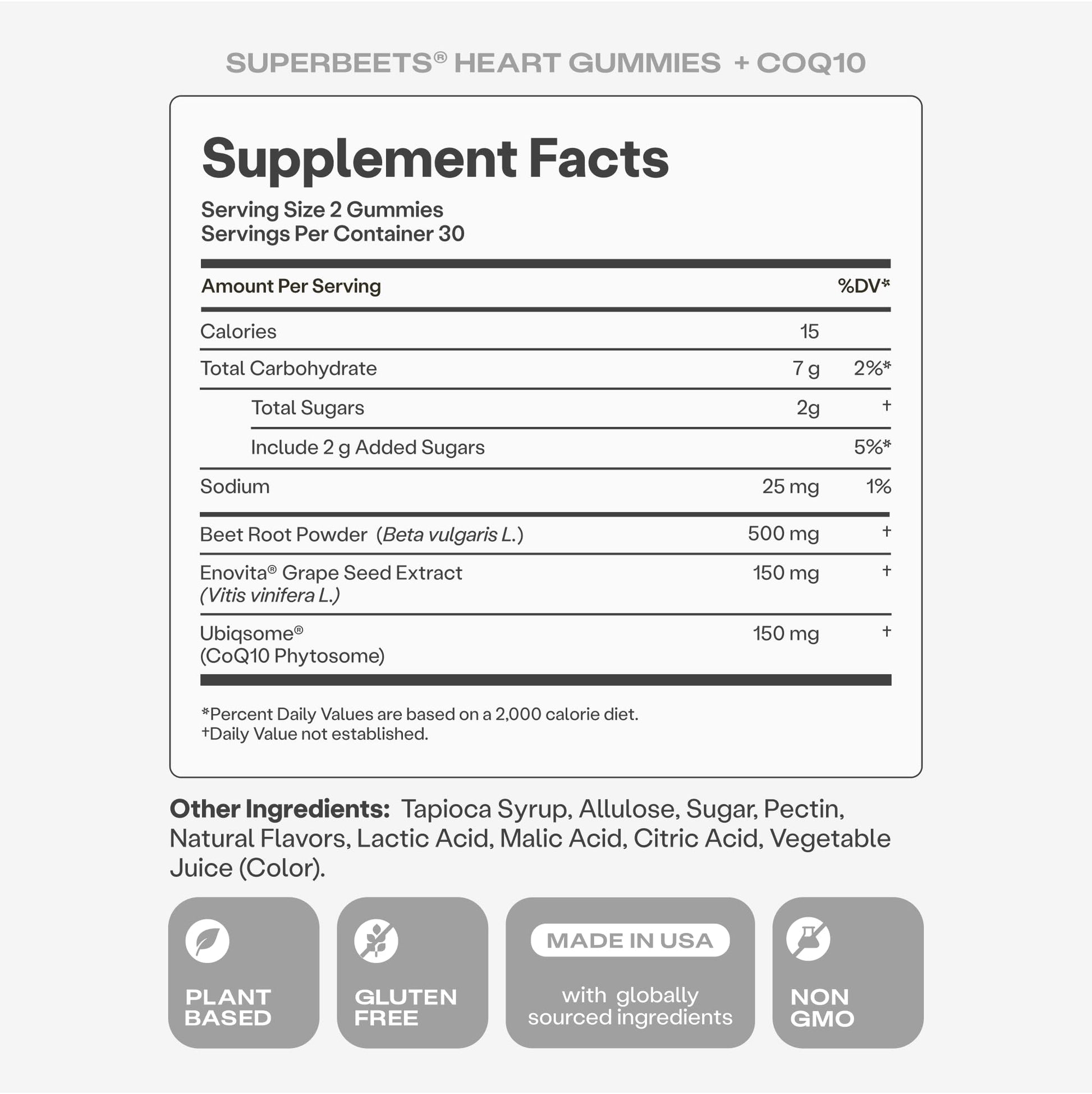 Humann SuperBeets 3-in-1 Heart Gummies - 3x Absorption CoQ10 - Plus Beetroot Extract & Grape Seed Extract for Advanced Heart Health, Cellular Energy & Circulation Support Humann buy supplements canada