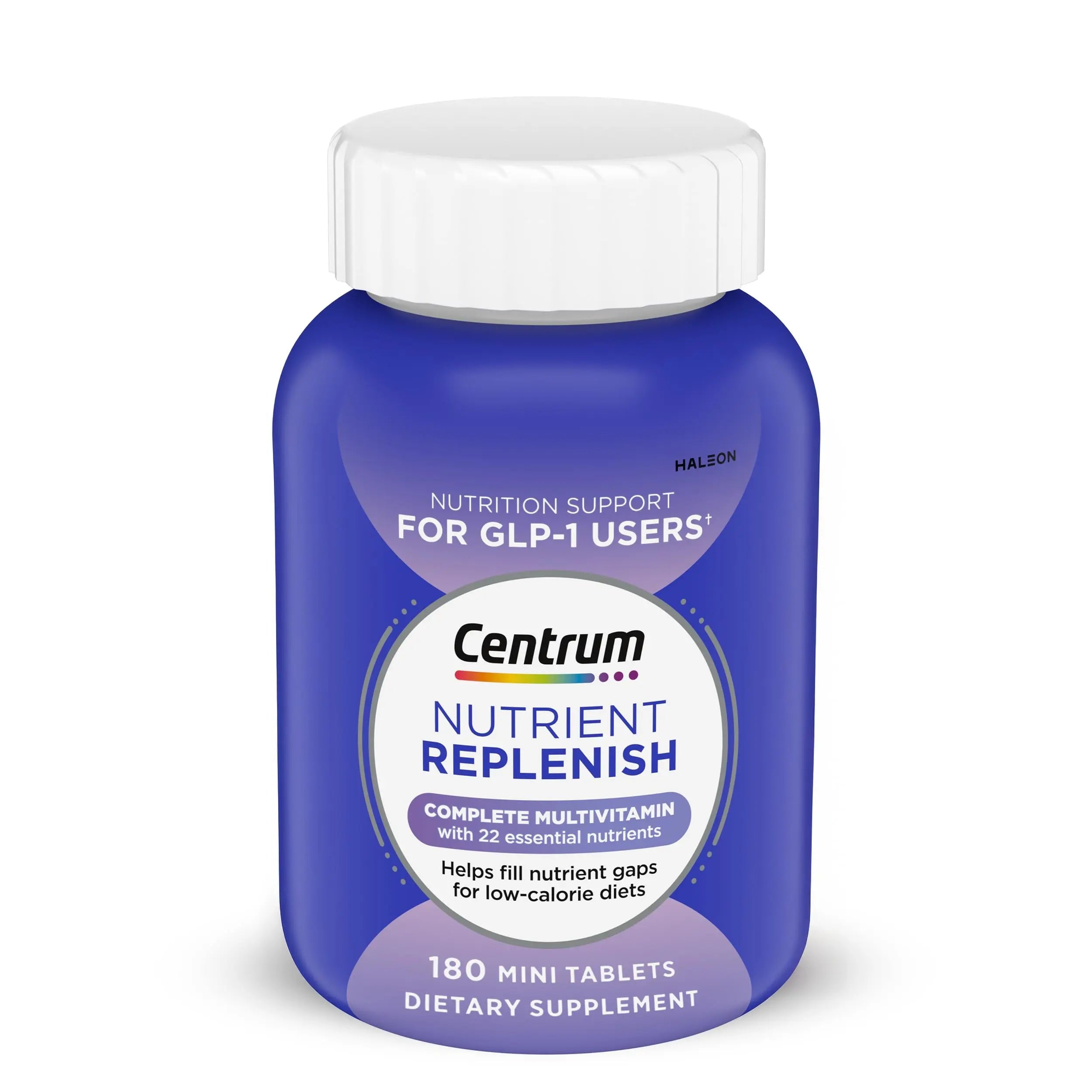 Centrum Nutrient Replenish GLP-1 Nutrition Support Multivitamin for Whole Body Health and Appearance - 180 Tablets, 6 Month Supply Centrum buy supplements canada