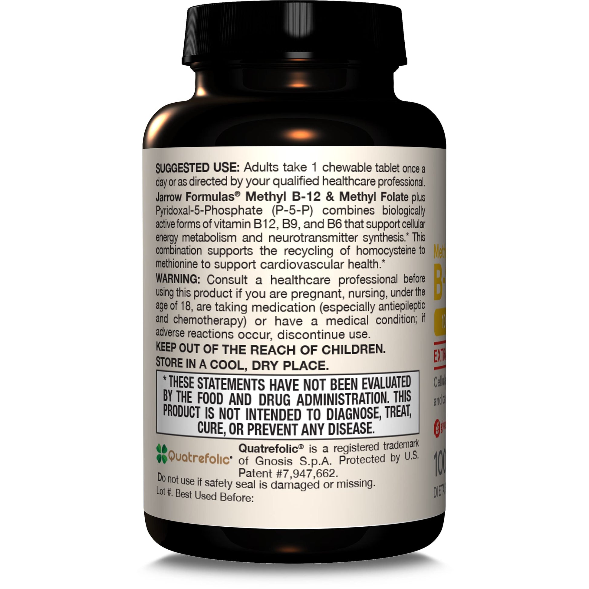 Jarrow Formulas Methyl B-12 & Methyl Folate, Bioactive Vitamin B9 & Vitamin B12 Supplement, Supports Cellular Energy Production, Healthy Brain Function & Metabolism Jarrow Formulas buy supplements canada