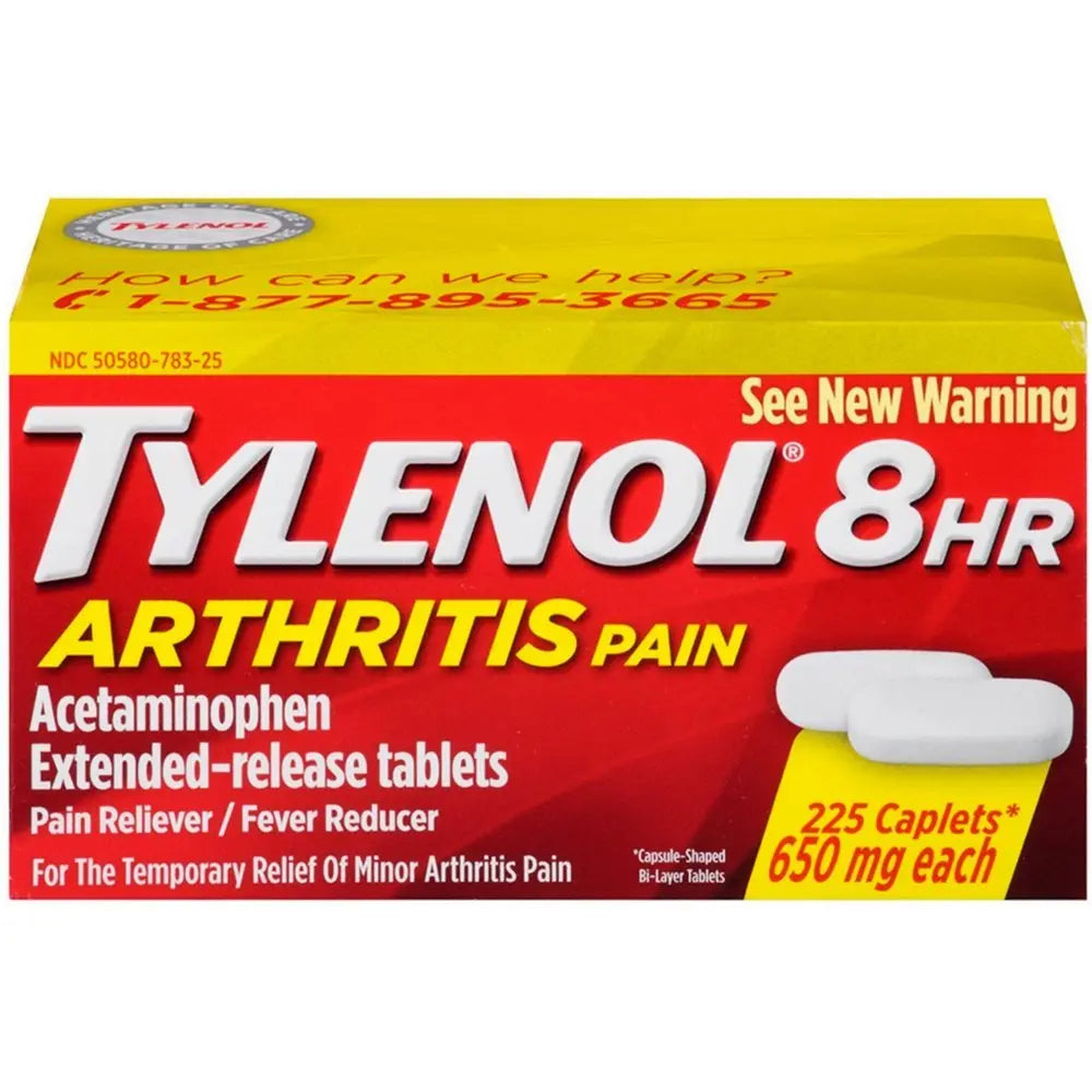 Tylenol 8 Hour Arthritis Pain Reliever Fever Reducer Extended Release Caplet, 225 Count Tylenol buy supplements canada