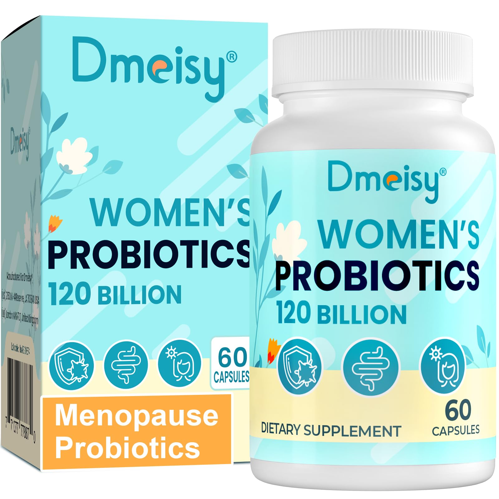 Dmeisy 120 Billion CFU Probiotic - Menopause Support Probiotics for Women, Natural Menopause Dmeisy buy supplements canada