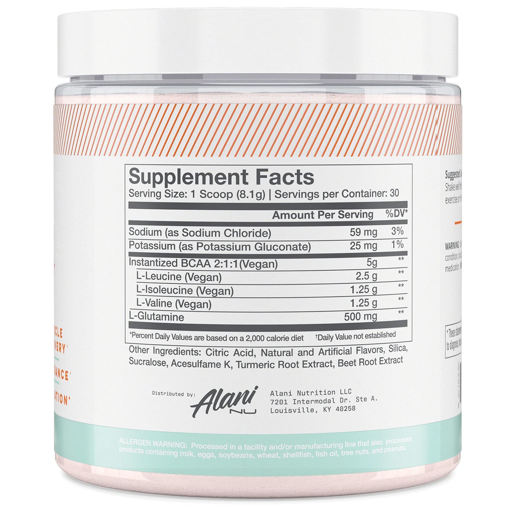 Alani Nu Breezeberry Pre Workout and BCAA Sour Peach Rings Post Workout Powder Alani Nu buy supplements canada