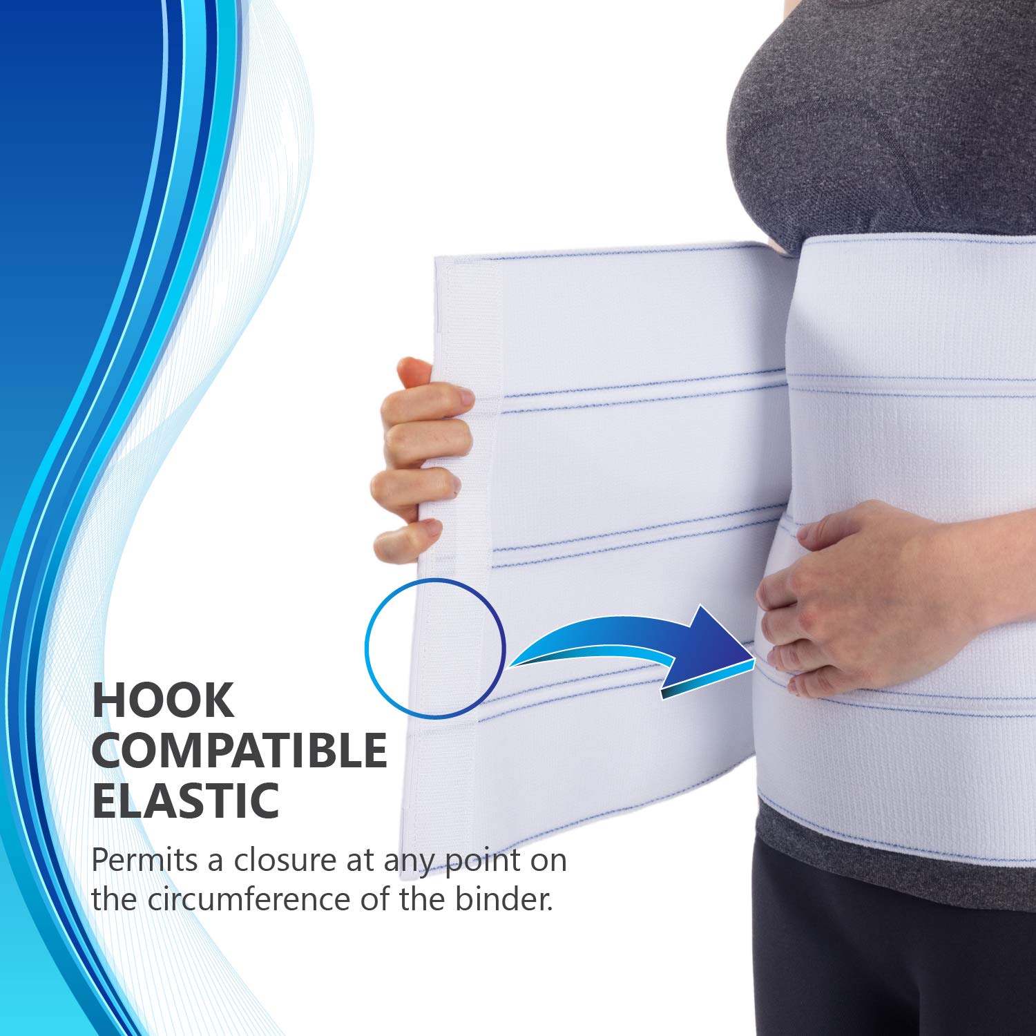 NYOrtho Abdominal Binder Lower Waist Support Belt - Compression Wrap for Men and Women NYOrtho buy supplements canada