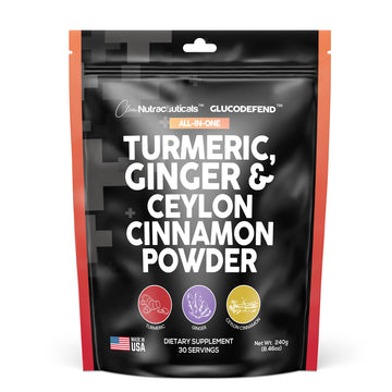 3in1 Turmeric Curcumin Ginger Root & Ceylon Cinnamon Powder Suppleme Clean Nutraceuticals buy supplements canada