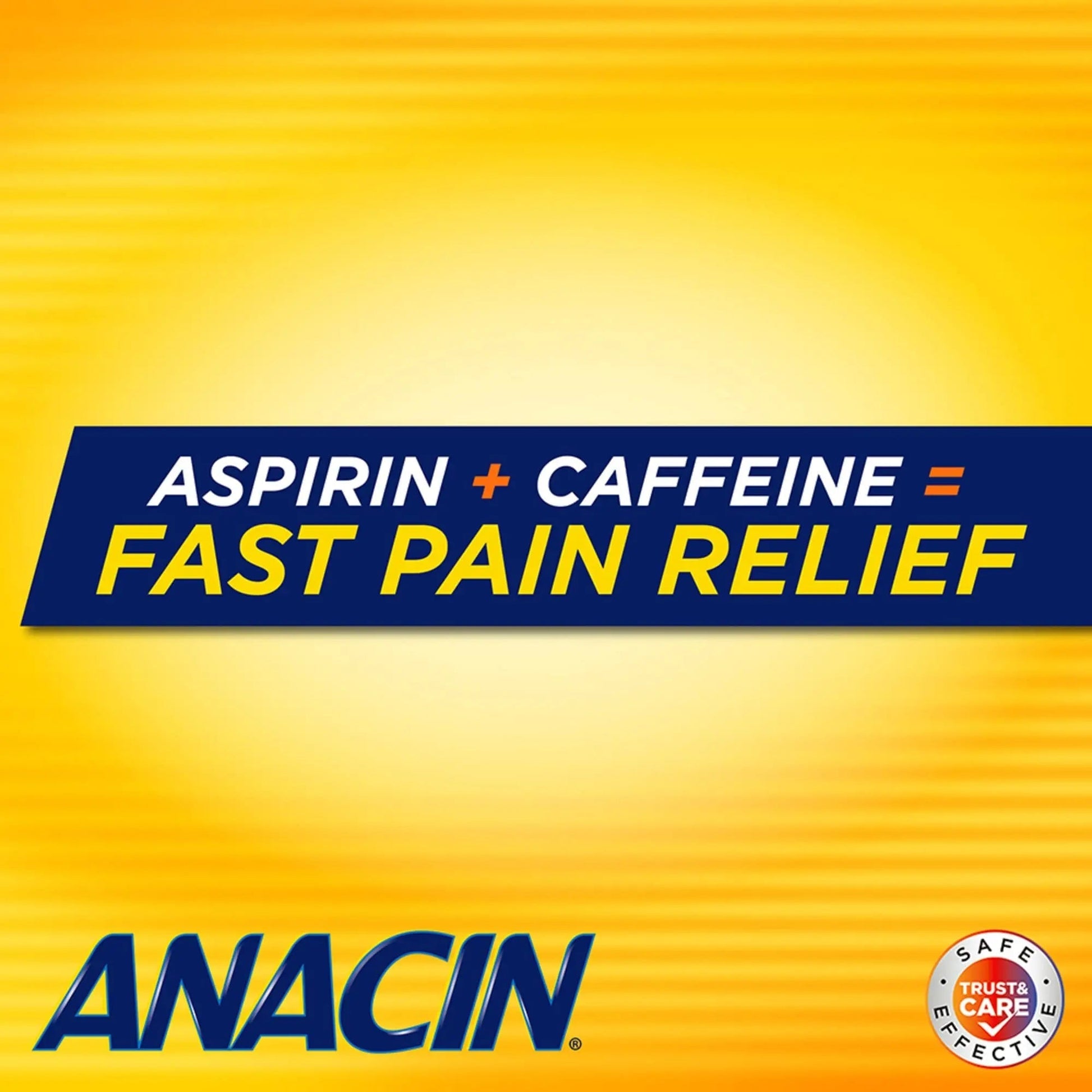 Anacin Aspirin & Caffeine Fast Pain Relief, Eases Minor Aches and Pains Due to Headache, Muscle Aches & Arthritis, 300 Count ANACIN buy supplements canada