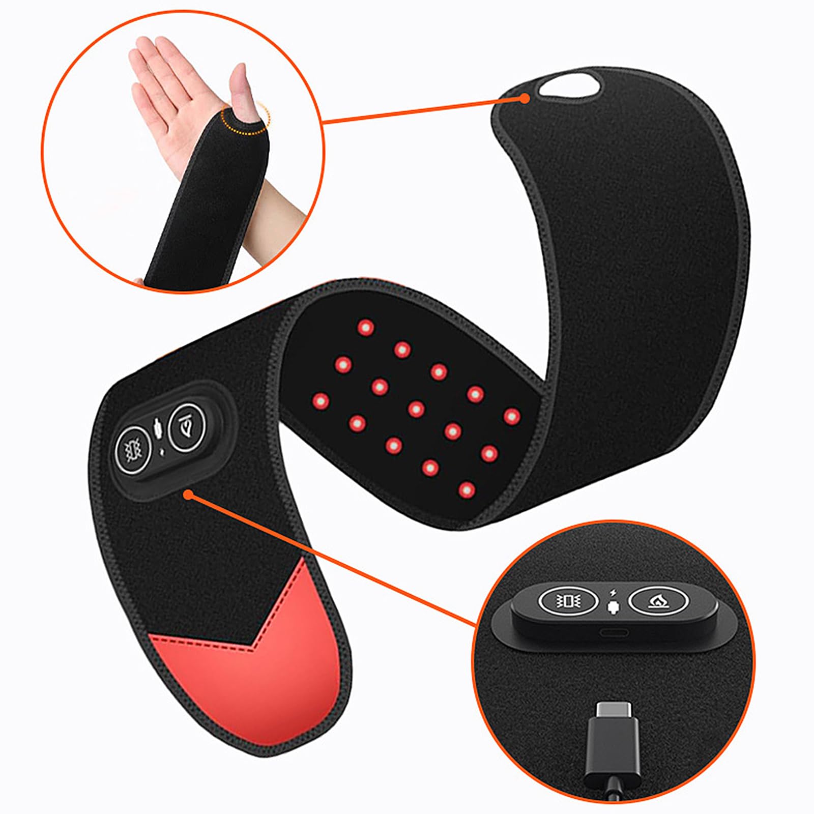 ZMHWANY Rechargeable Cordless Wrist Massager with Heat and Compression, 3000mAh Battery for Arthritis Carpal Tunnel Pain Relief, Wireless Heating Pad Ideal for Seniors ZMHWANY buy supplements canada