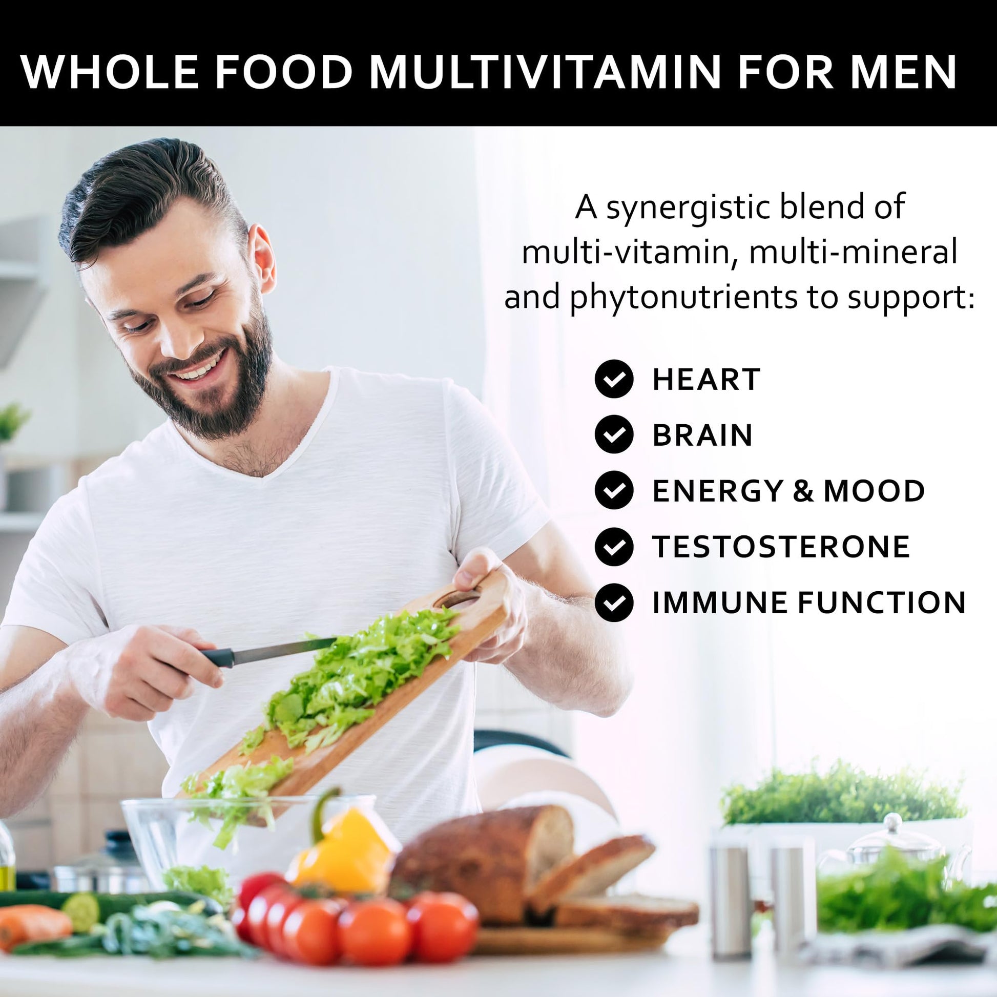 Primitive Scientific Whole Food Natural Multivitamin and Mineral Capsules for Men - All-Day Energy, Inner Zen, and Stronger You (120 Capsules) Primitive Scientific buy supplements canada