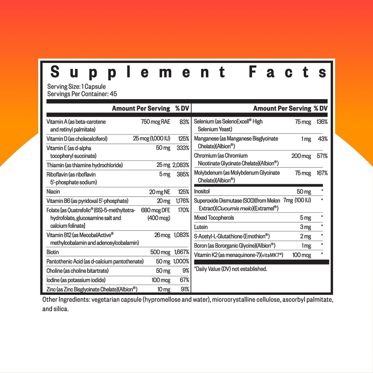 Seeking Health Multivitamin One - Supplement with Zinc, Vitamin B12, & Vitamin A - Magnesium-Free Formula Seeking Health buy supplements canada