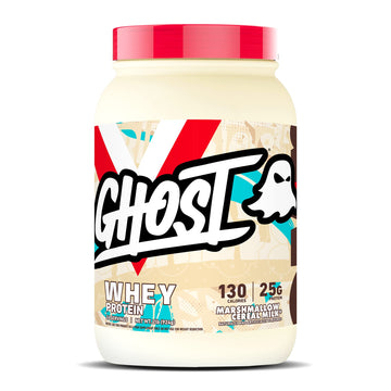 GHOST Whey Protein Powder, Marshmallow Cereal Milk - 2LB Tub, 25G of Protein GHOST buy supplements canada