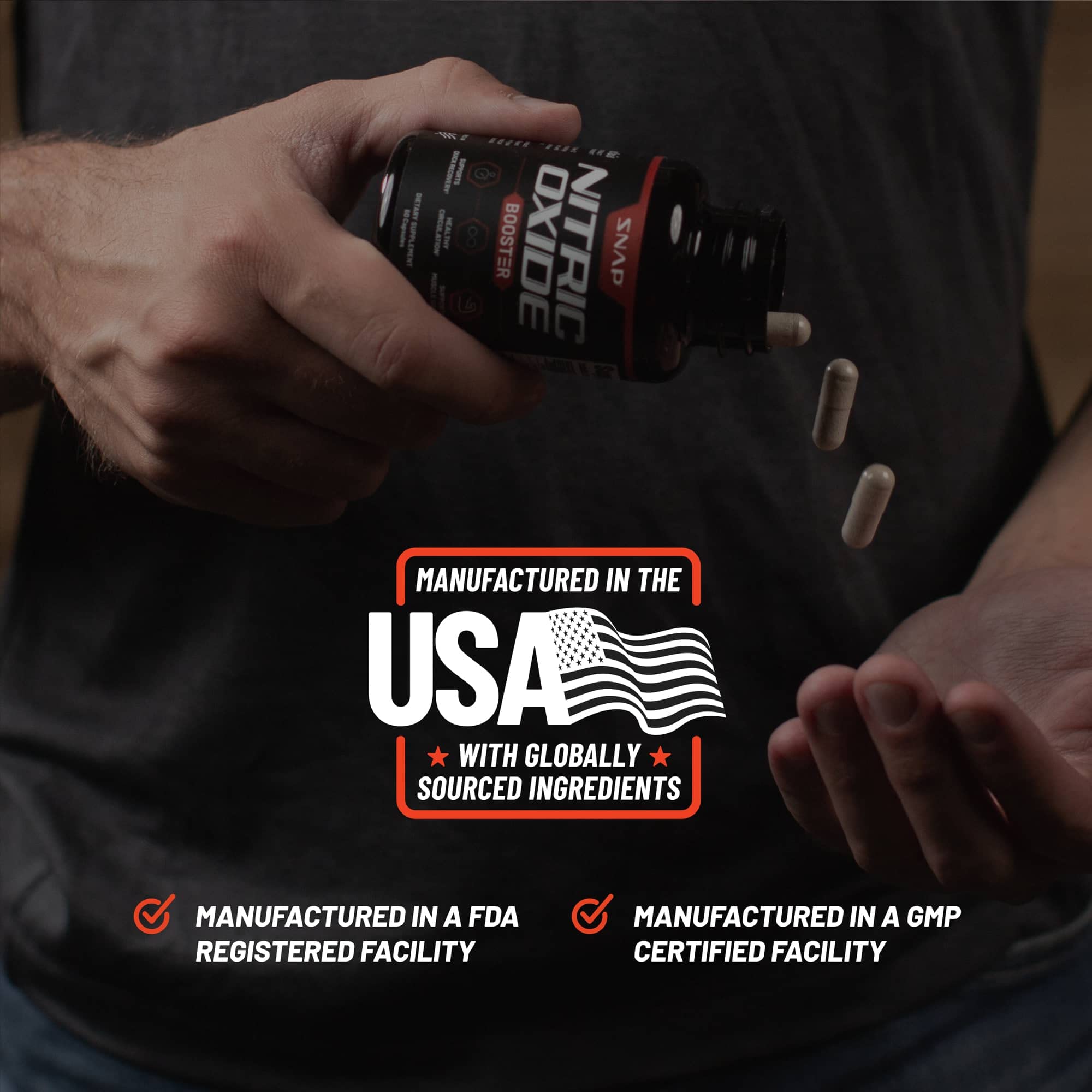 Snap Supplements Nitric Oxide Booster, Nitric Oxide Supplement for Blood Circulation Snap Supplements buy supplements canada