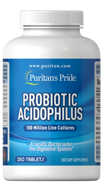 Puritan's Pride Probiotic Supplement, Acidophilus, Capsule, 250 Count(Pack of 1) Puritan's Pride buy supplements canada