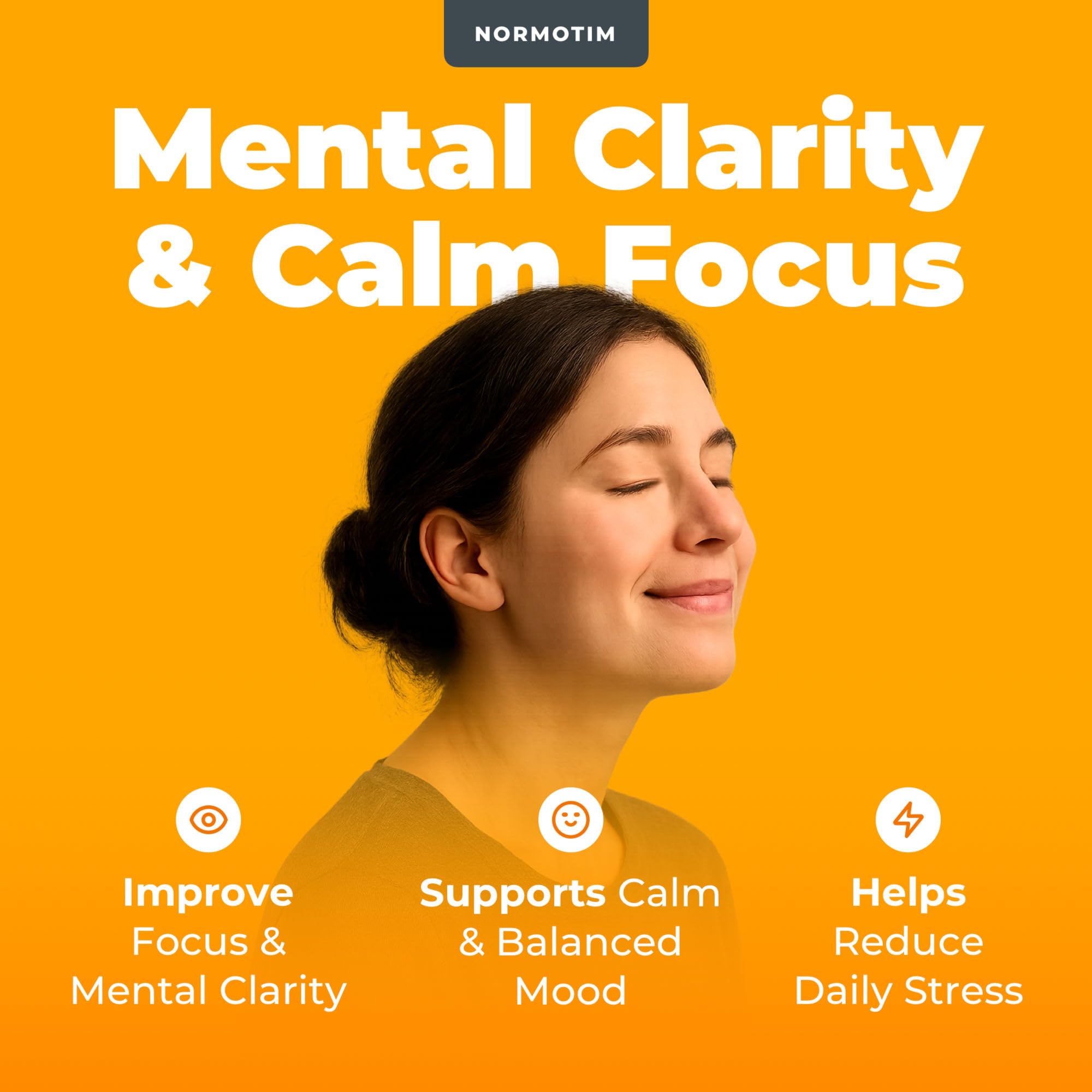 Calm & Focus Support – Lithium Ascorbate 5mg Fast-Dissolve Tablets with Vitamin C, B1 & B6 – Non-Drowsy Cognitive & Memory Support NORMOTIM buy supplements canada