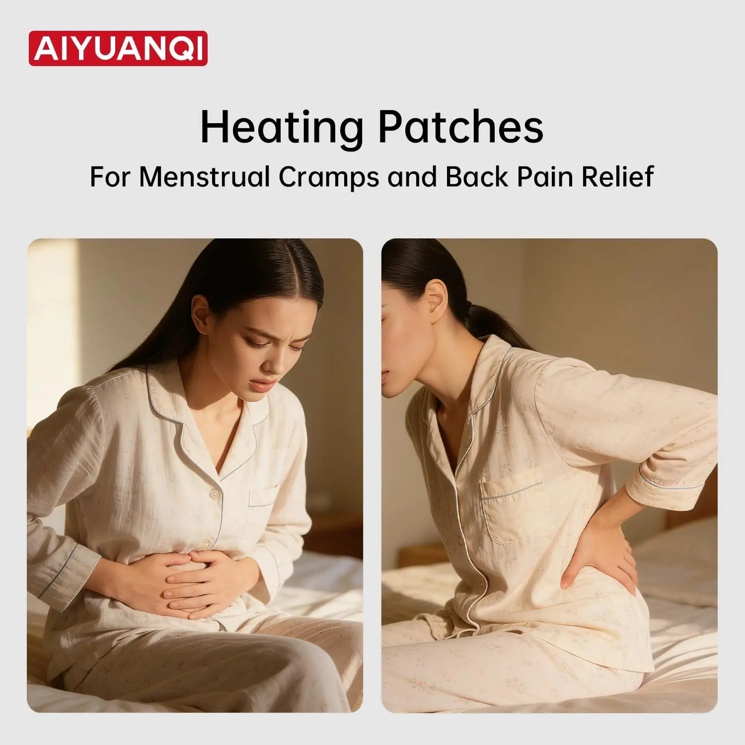 AIYUANQI 3PCS Menstrual Cramps Herbal Heating Patches for Pain Relief, Self-Heating Mugwort Patches, Full Abdomen Cover and Skin-friendly Comfortable, Rapid Heating and Keep Warm, Ideal Gift for Women AIYUANQI buy supplements canada