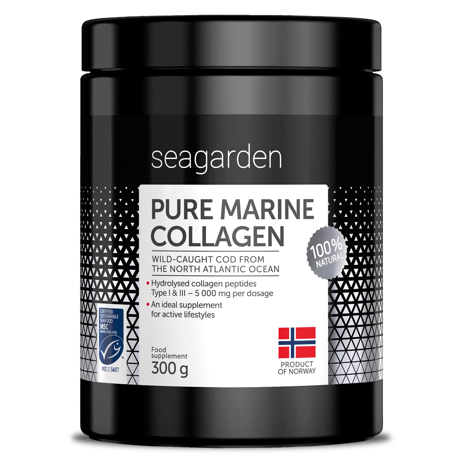 Seagarden Pure Marine Collagen Powder (Type I & III) | Wild-Caught Arctic Cod SEAGARDEN buy supplements canada