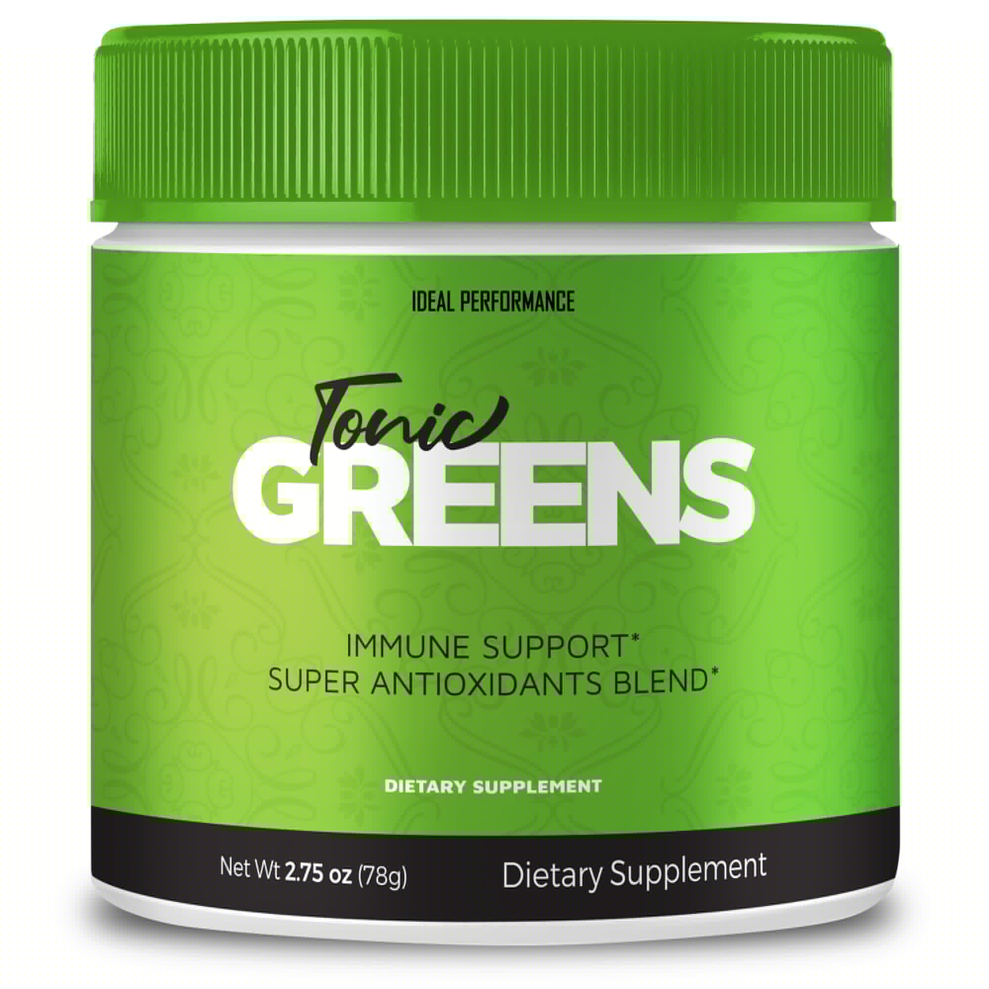 Tonic Greens Powder Vitamin Supplement Advanced Formula - Natural Green Blend Energy Supplement - Maximum Strength, TonicGreens BCAA, Tonic Greens All Natural Formula Powder Support Reviews (1 Pack) IDEAL PERFORMANCE buy supplements canada