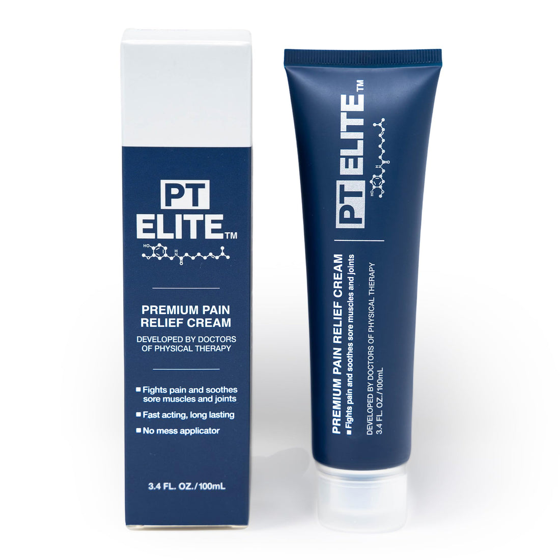 PT Elite Premium Pain Relief Cream, with Capsaicin, Menthol & Arnica, Arthritis, Knee, & Back Pain Relief, Soothes Sore Muscles & Joints, Reduces Stiffness, Non-Greasy, Topical Analgesic, 3.4 oz PT Elite buy supplements canada