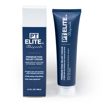 PT Elite Premium Pain Relief Cream, with Capsaicin, Menthol & Arnica, Arthritis, Knee, & Back Pain Relief, Soothes Sore Muscles & Joints, Reduces Stiffness, Non-Greasy, Topical Analgesic, 3.4 oz PT Elite buy supplements canada
