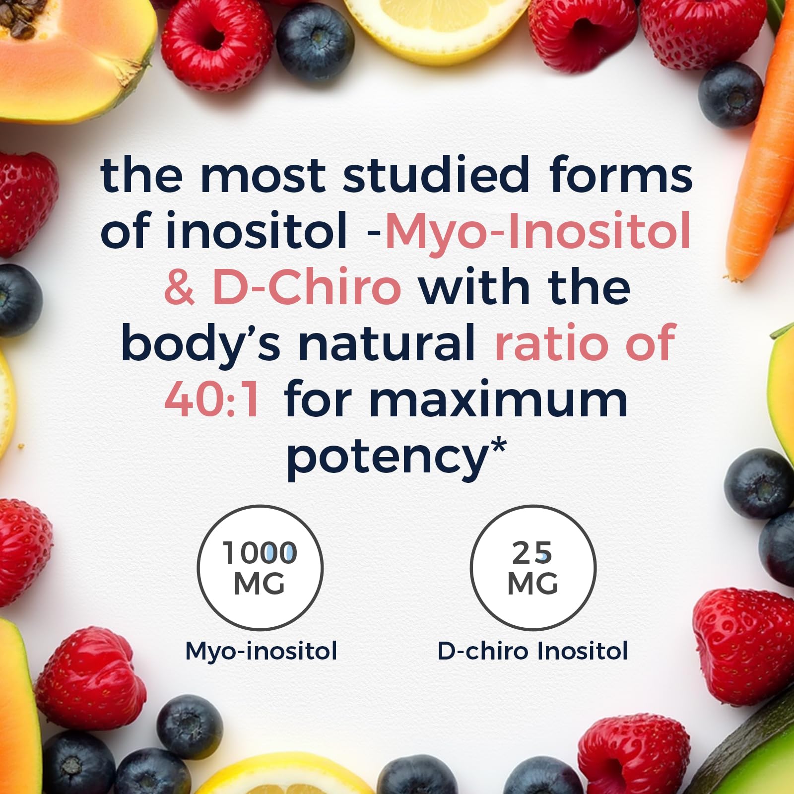 Vitalitown Inositol Supplement for Women, Myo-Inositol & D-Chiro Inositol, Ideal 40:1 Ratio, Hormone Balance & Healthy Ovarian Support for Women, Vitamin B8, Vegan, 60 Capsules, No Gluten Vitalitown buy supplements canada