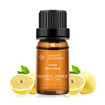 Lemon Essential Oil,100% Pure Organic Essential Oils for Aromatherapy, Diffuser, Massage, Soap Making NP NATURES PHILOSOPHY buy supplements canada