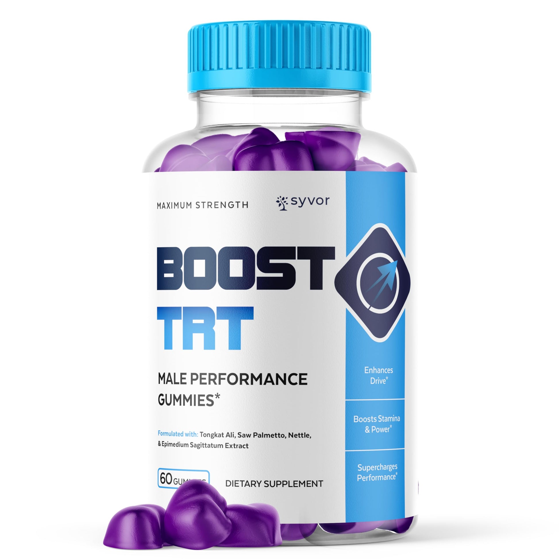 Boost TRT Gummies for Men, Official Boost TRT Male Performance Gummys with Natural Ingredients, Advanced BoostTRT Men's Gummy Supplement with Maximum Strength Premium Vitamins (60 Gummies) Syvor buy supplements canada