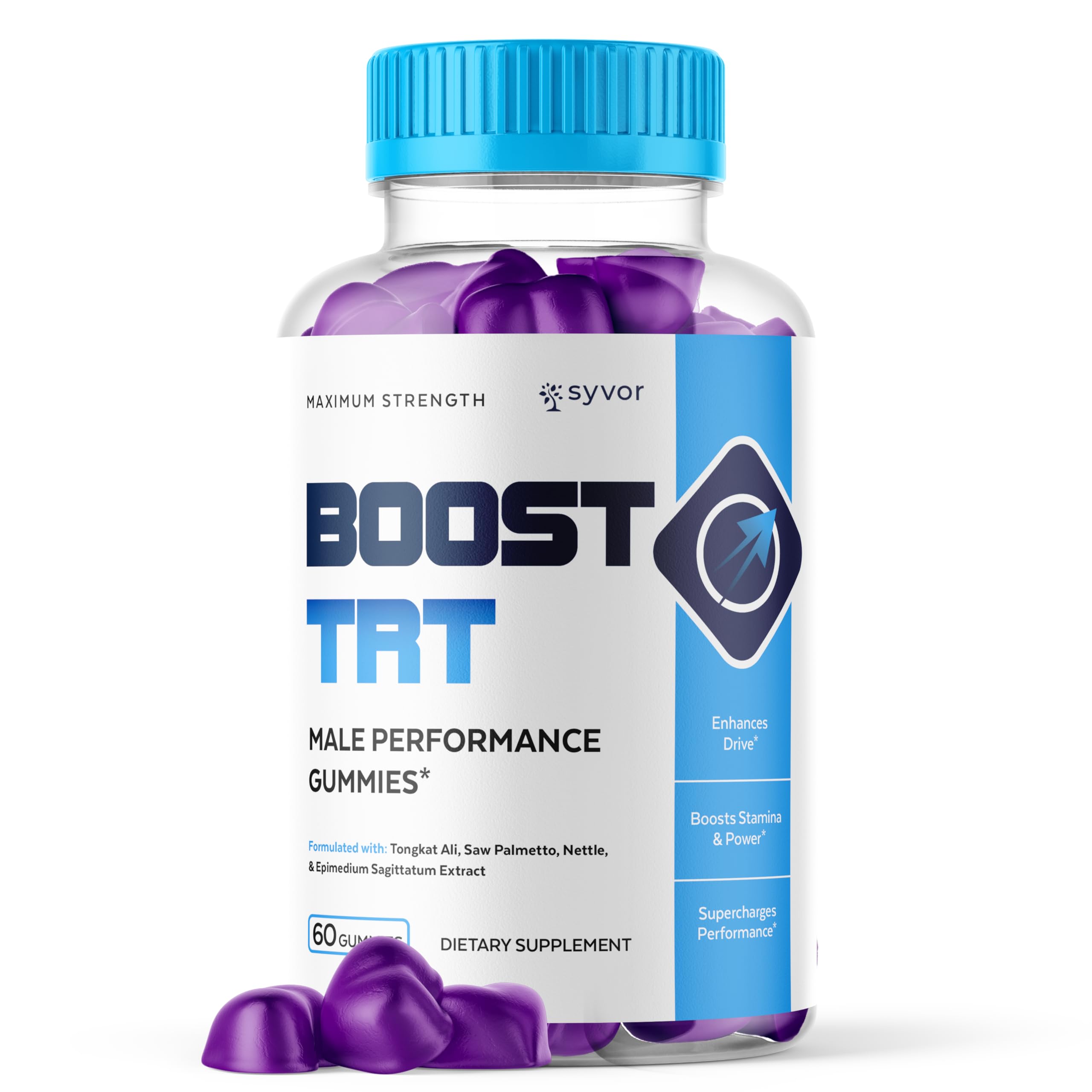 Boost TRT Gummies for Men, Official Boost TRT Male Performance Gummys with Natural Ingredients, Advanced BoostTRT Men's Gummy Supplement with Maximum Strength Premium Vitamins (60 Gummies) Syvor buy supplements canada