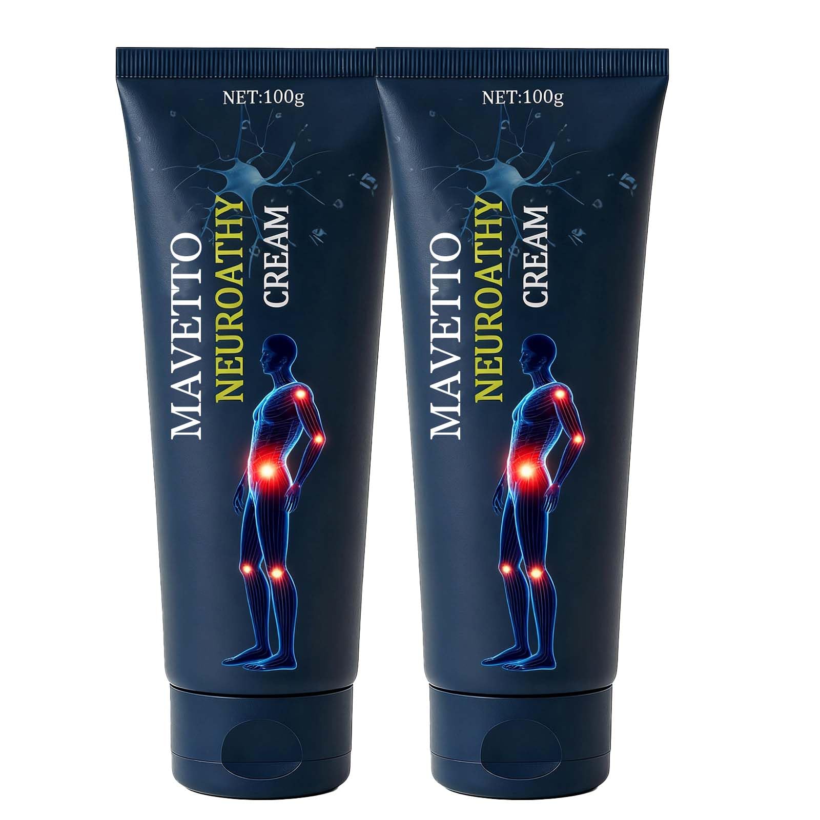 Bare Basics MAVETTO Neuropathy Relief Cream, Neurosoothe Formula Nerve Cream, Contains Capsaicin, Arnica, Menthol, MSM and Glucosamine, Improve Joint Discomfort, Increase Mobility (2pcs) Bare Basics buy supplements canada